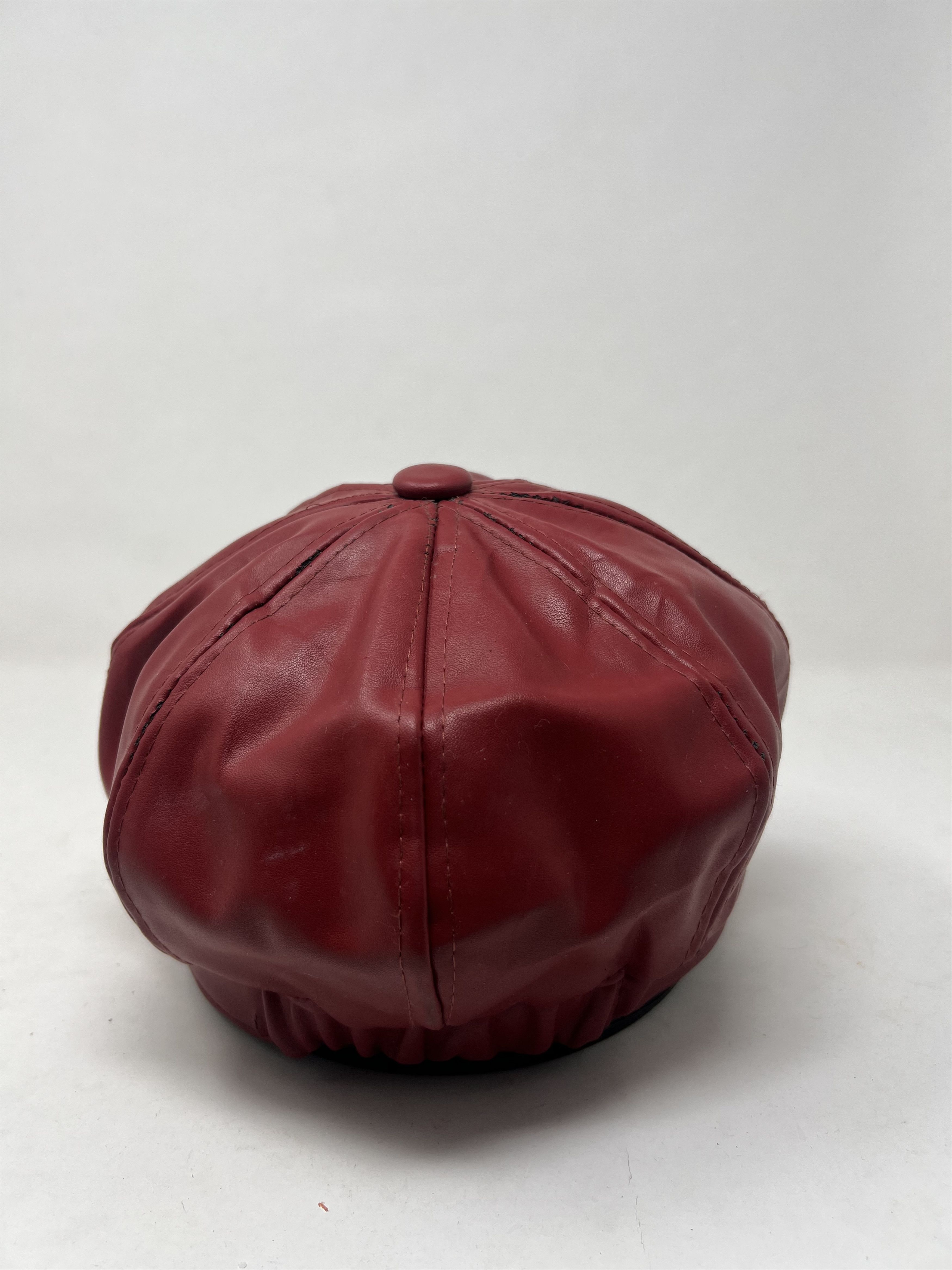 Vintage Vintage Leather Newsboy Retro Hat Size ONE SIZE - 4 Thumbnail
