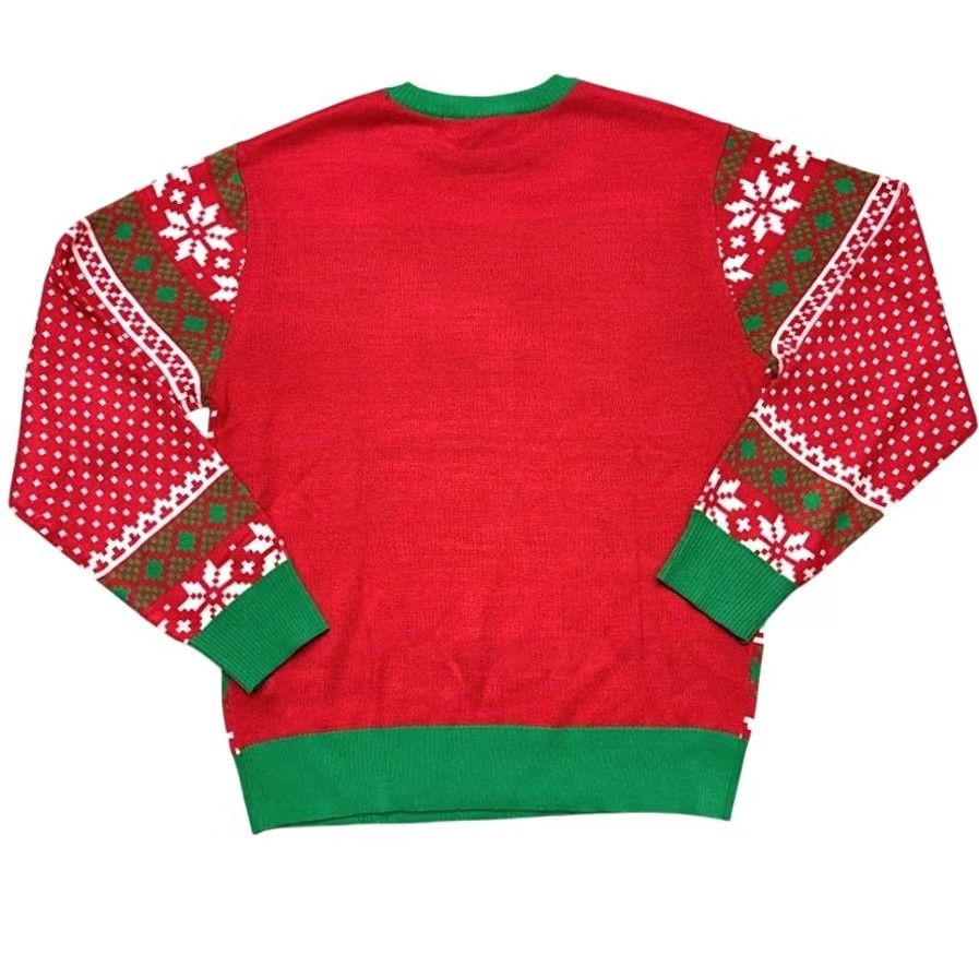 Vintage VINTAGE The Simpsons Red Green Fair Isle Ugly Christmas Sweater Homer Santa Hat Size S Size US S / EU 44-46 / 1 - 3 Thumbnail