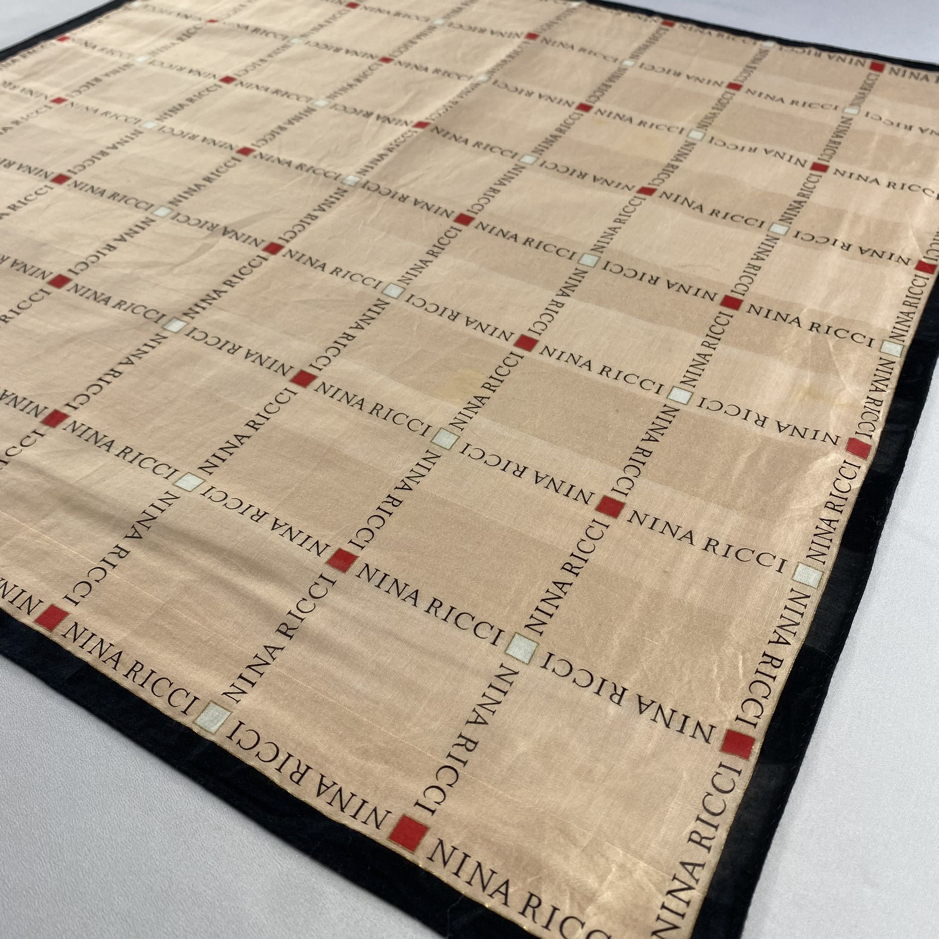 Nina Ricci × Vintage Nina Ricci Handkerchief / Neckerchief / Bandana-P1035 Size ONE SIZE - 2 Thumbnail