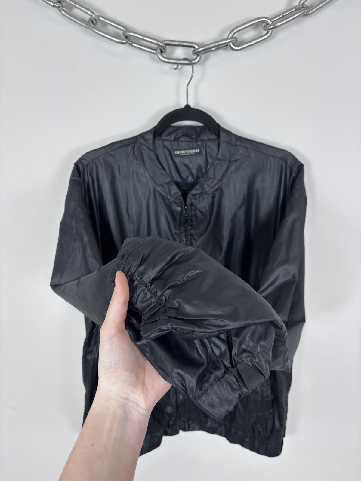 Emporio Armani Emporio Armani Beach Men’s Black Nylon Full Zip Jacket Size US L / EU 52-54 / 3 - 7 Thumbnail