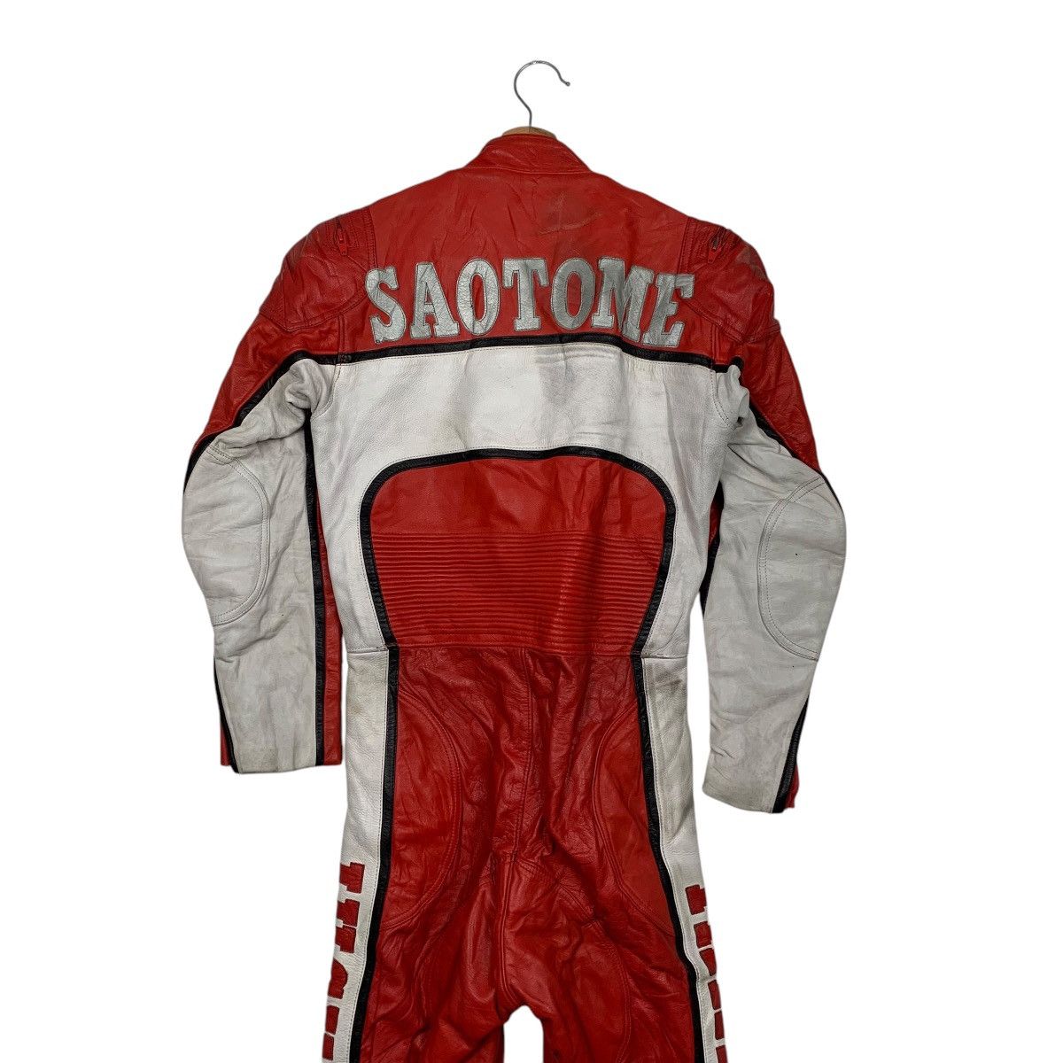 Japanese Brand TS Saotome Takashi Leather Motorcycle Racing Biker Suit Size US 28 / EU 44 - 10 Thumbnail