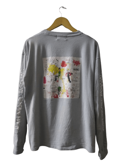 Jean-Michel Basquiat × Vintage Jean Michel Basquiat Longsleeve T shirt Size US L / EU 52-54 / 3 - 1 Thumbnail