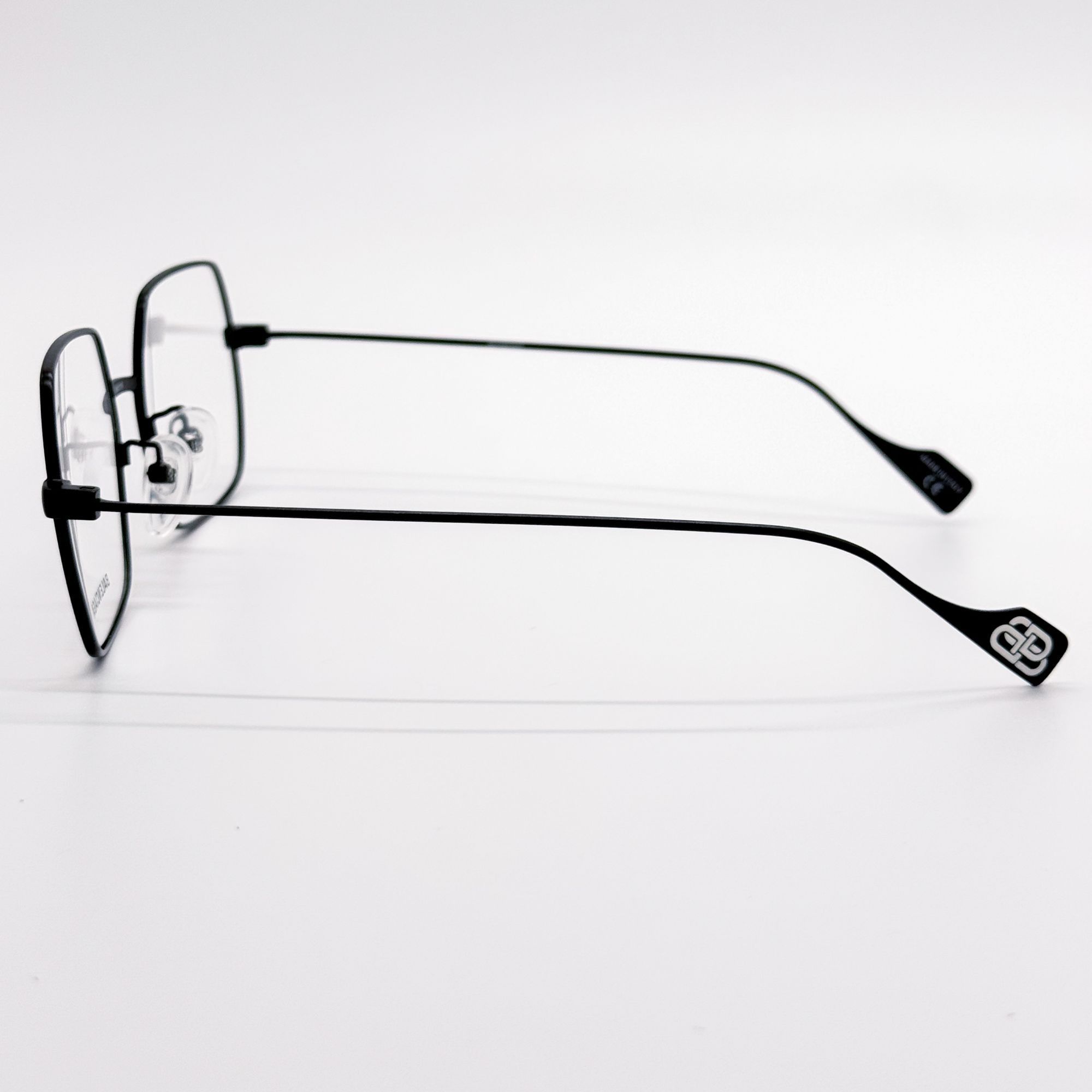 Balenciaga NEW BALENCIAGA EYEGLASSES BB0090O 001 SQUARE BLACK WOMEN EYE Size ONE SIZE - 6 Thumbnail