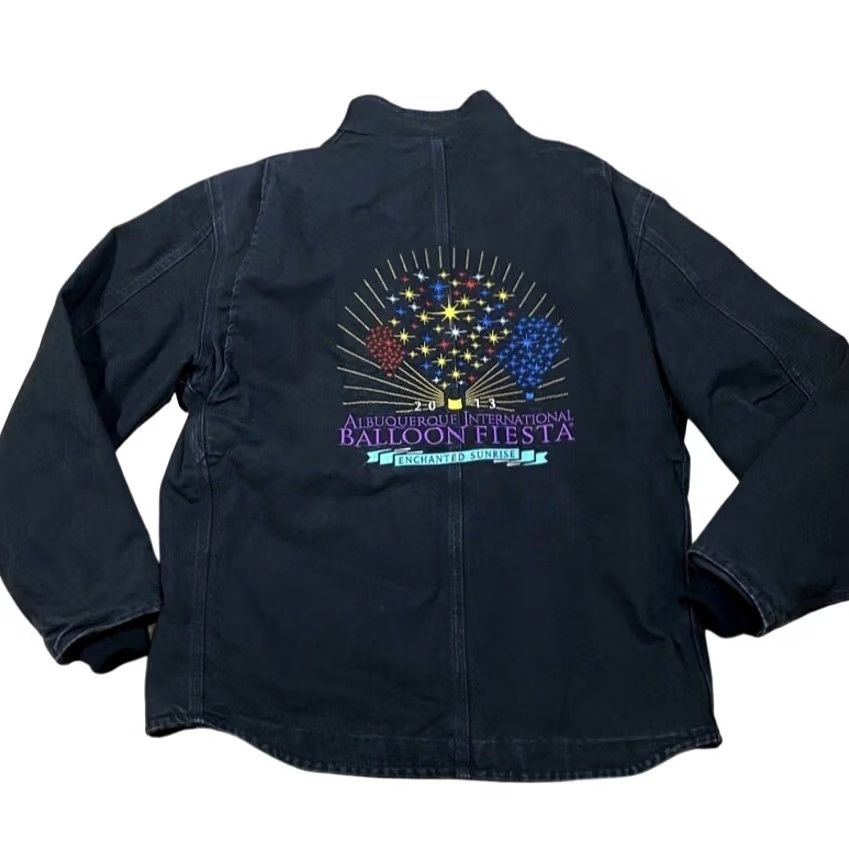 Carhartt Carhartt Jacket Size L Regular Washed Black Balloon Fiesta Fleece Lined Coat Men’s Zip Up Jacket Coat Mens Size US L / EU 52-54 / 3 - 2 Thumbnail