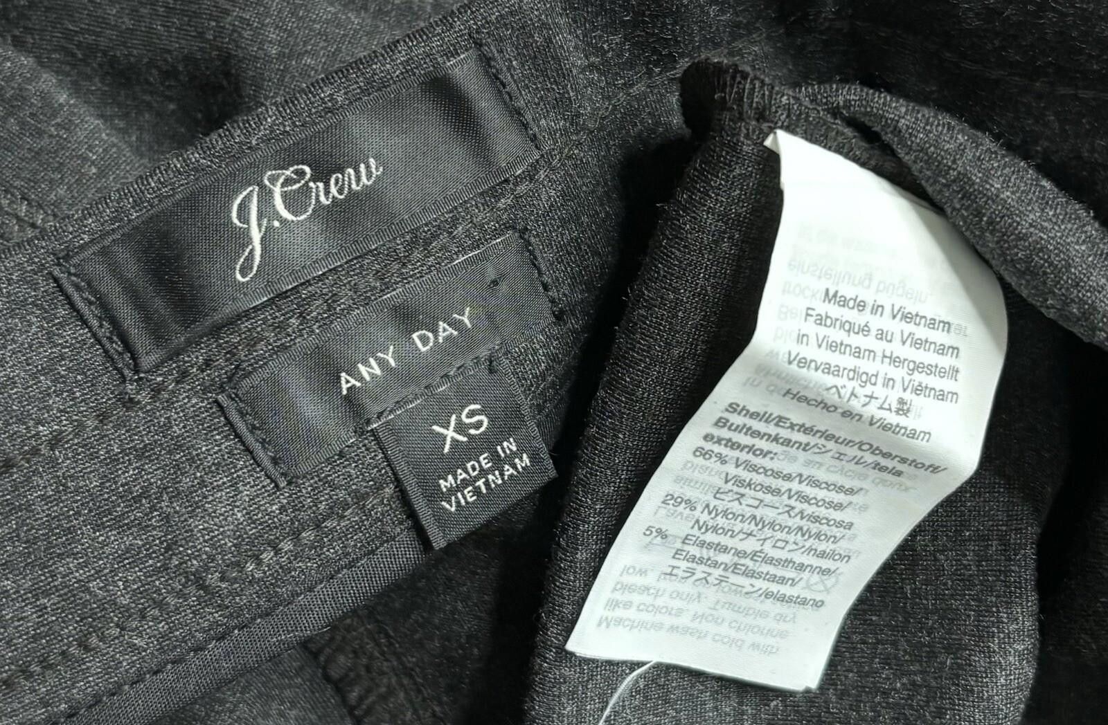 J.Crew J.Crew Pants XS Pixie Any Day Pants Women Stretch Ponte Gray Size 26" / US 2 / IT 38 - 2 Thumbnail
