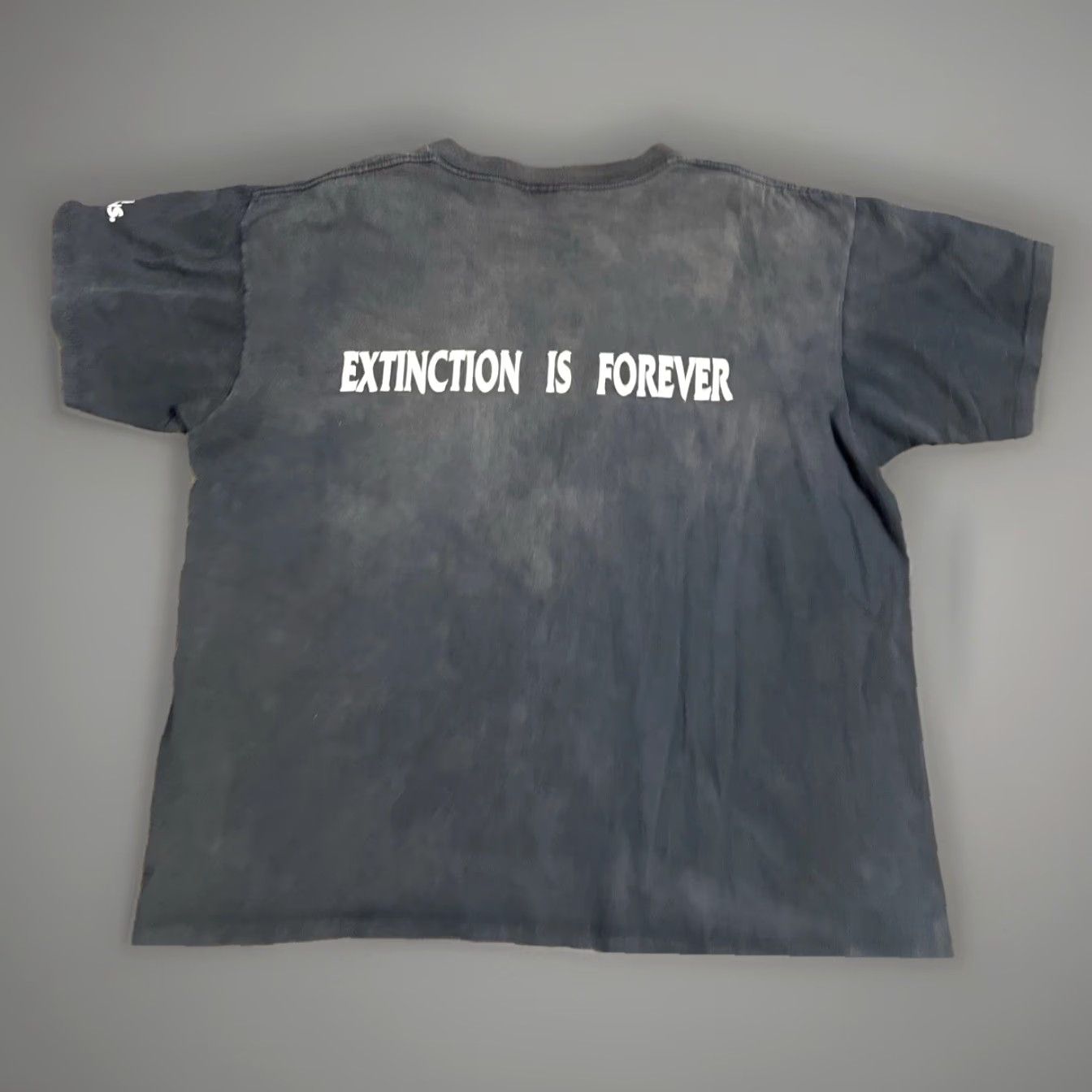 VINTAGE 1992 White Tiger Black Cat Nature Extinction T-Shirt XL Mens White Catty?