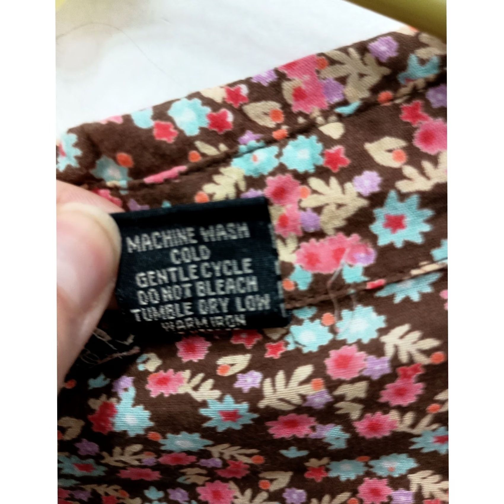 Vintage VINTAGE Passport Shirt Large Brown Y2K Ditsy Floral Cottage Button Up Womens Size L / US 10 / IT 46 - 7 Thumbnail