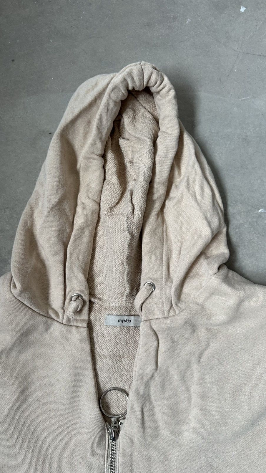 Japanese Brand MYSTIC CROPPED AVANT MIDZIPPER HOODIE Size US L / EU 52-54 / 3 - 5 Thumbnail