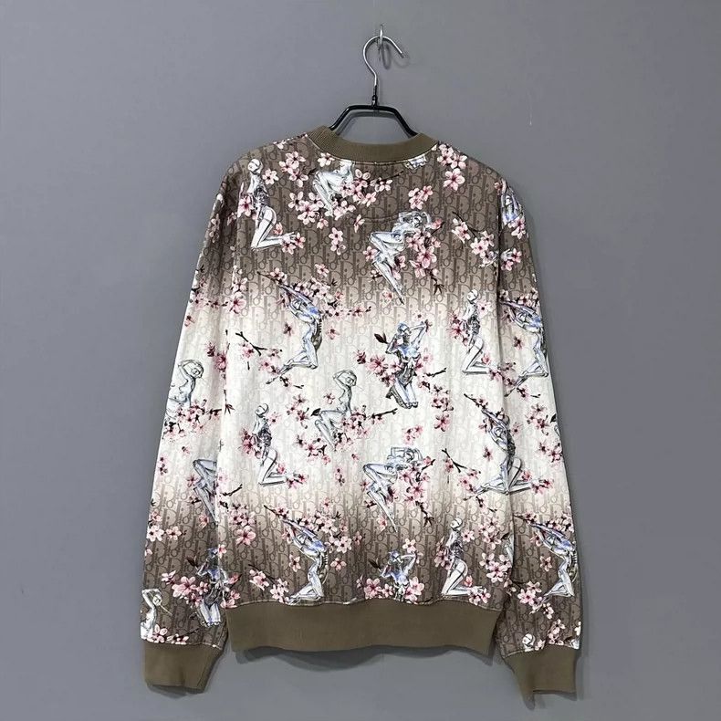 Dior Dior Embroidered Floral Sweatshirt-2506 Size L / US 10 / IT 46 - 3 Thumbnail