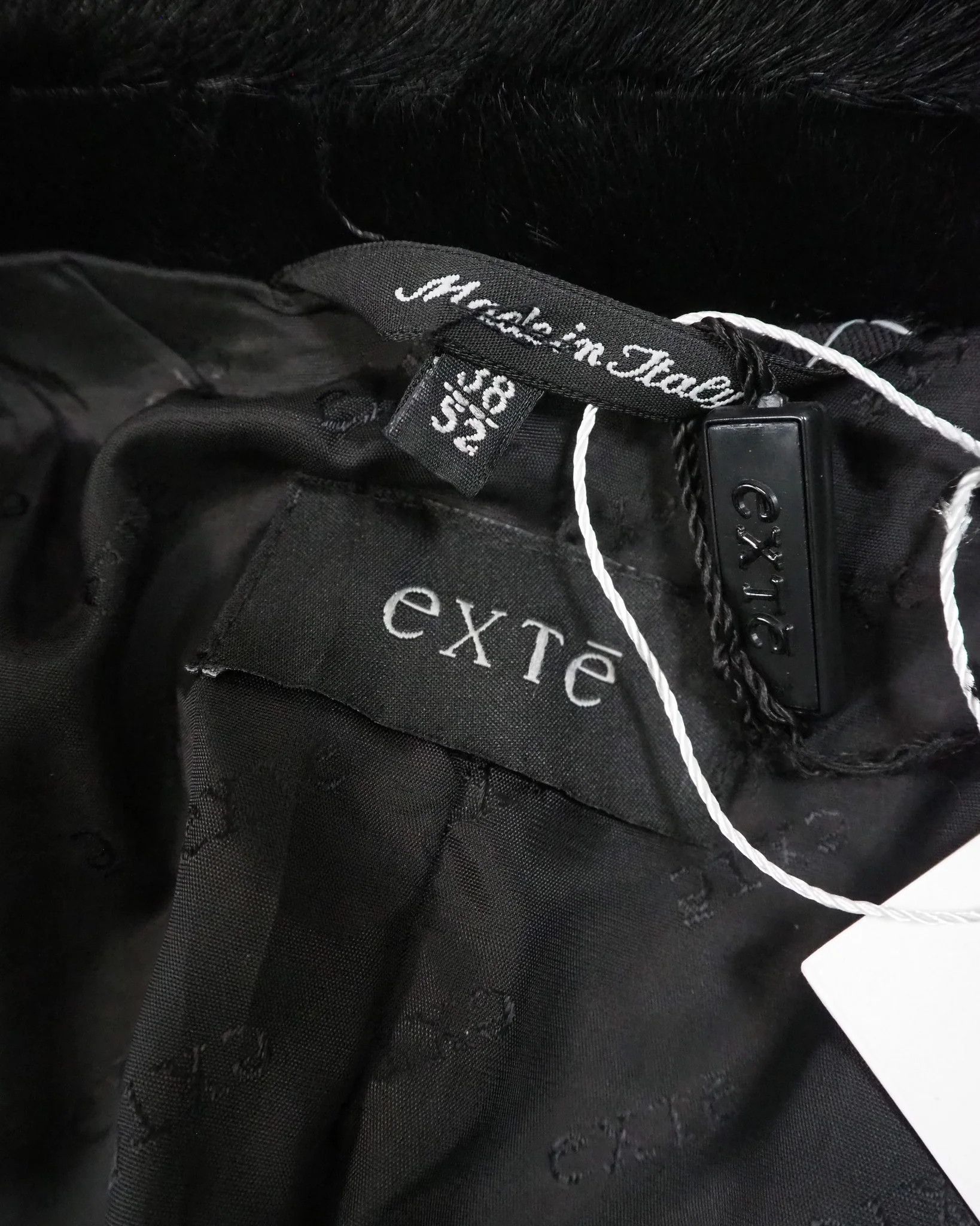 Eternal Men's Exté Laser-cut Calf Hair Leather Jacket $2320 Size US L / EU 52-54 / 3 - 5 Thumbnail