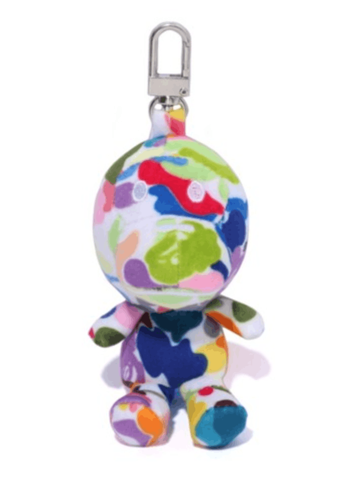 Bape MULTI CAMO BABY MILO PLUSH DOLL KEY CHAIN Size ONE SIZE - 1 Thumbnail