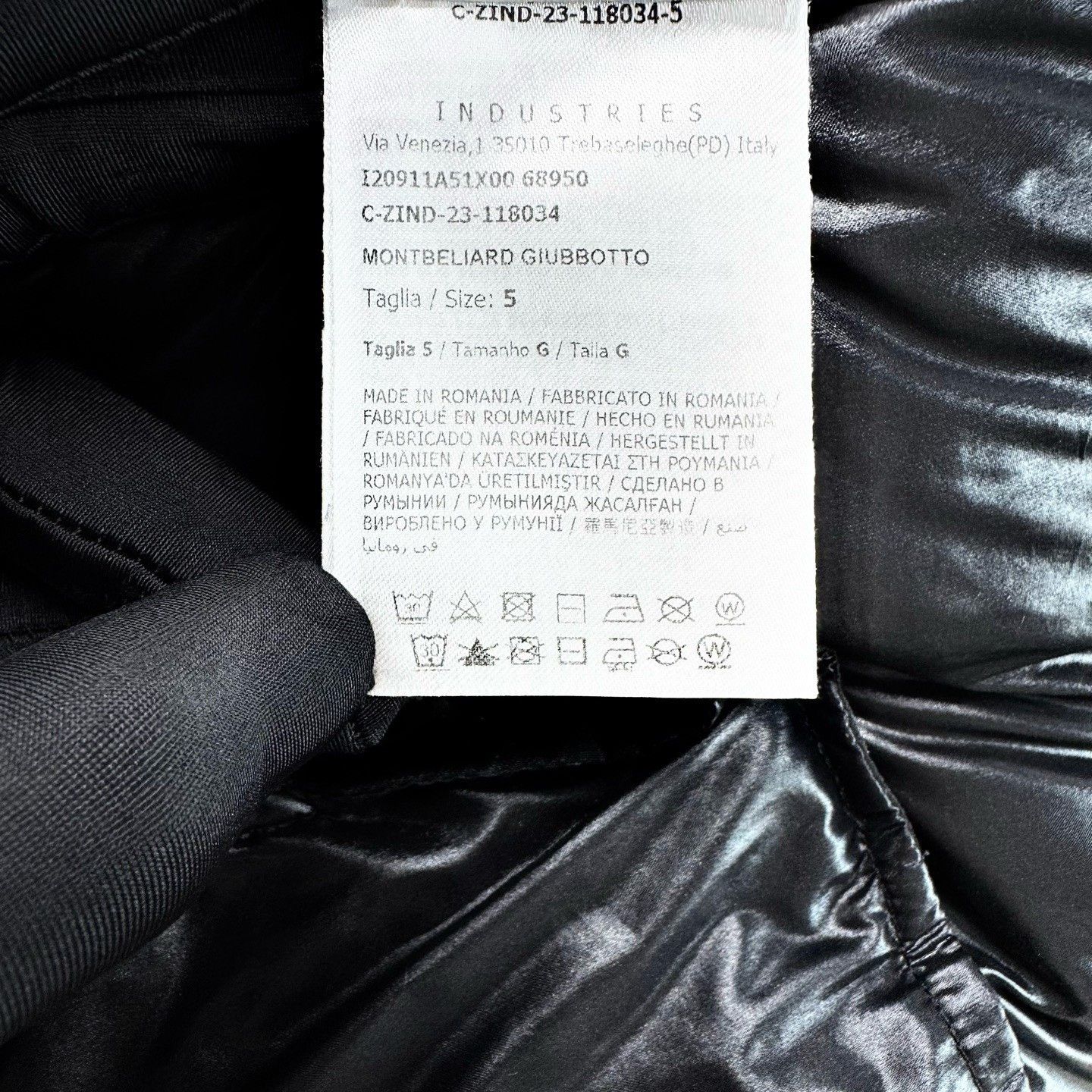 Moncler Moncler Montbeliard Black Shiny Hooded Down Jacket Size US XXL / EU 58 / 5 - 4 Thumbnail