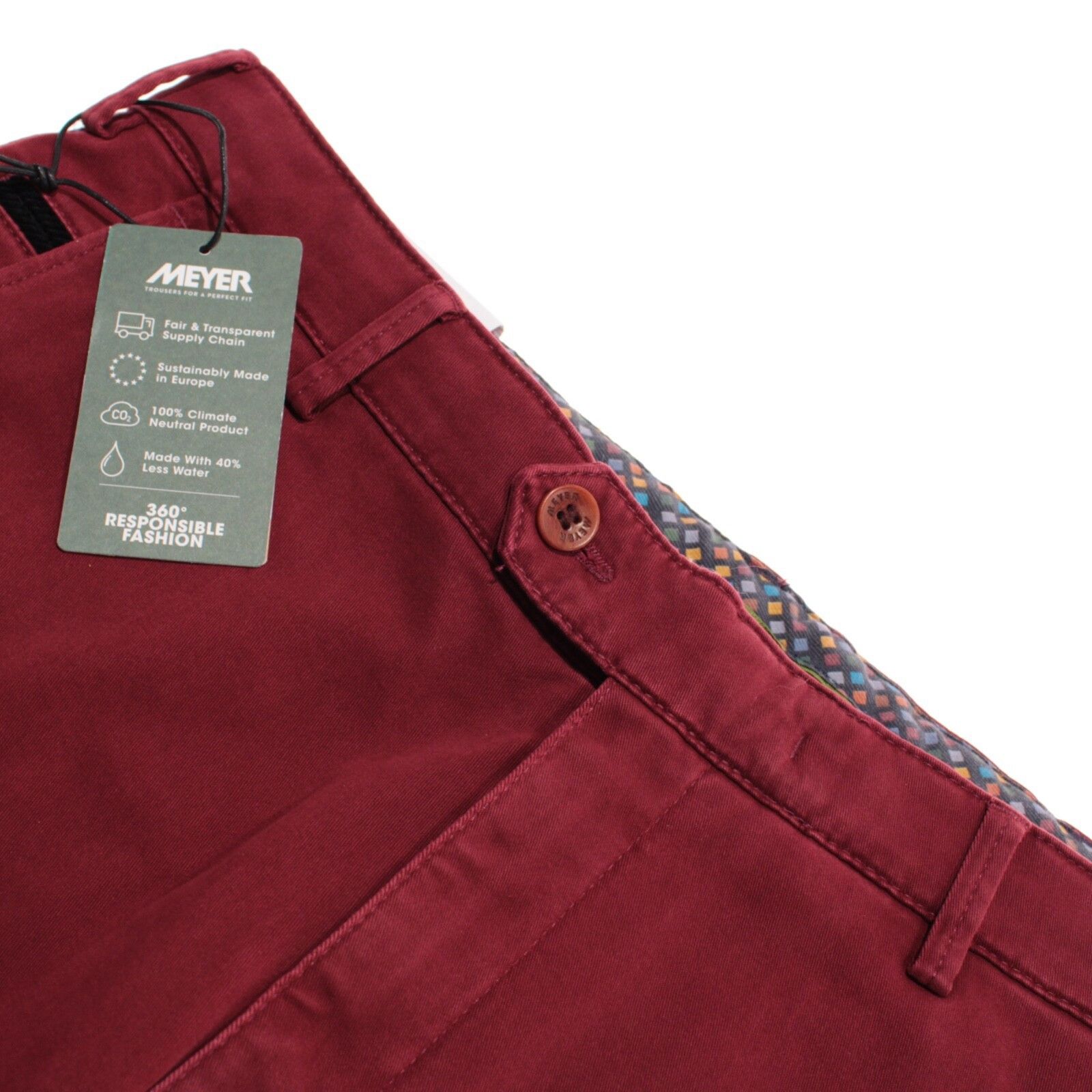 Other Meyer New with tags Chino Size 34 US In Red Size US 34 / EU 50 - 1 Thumbnail