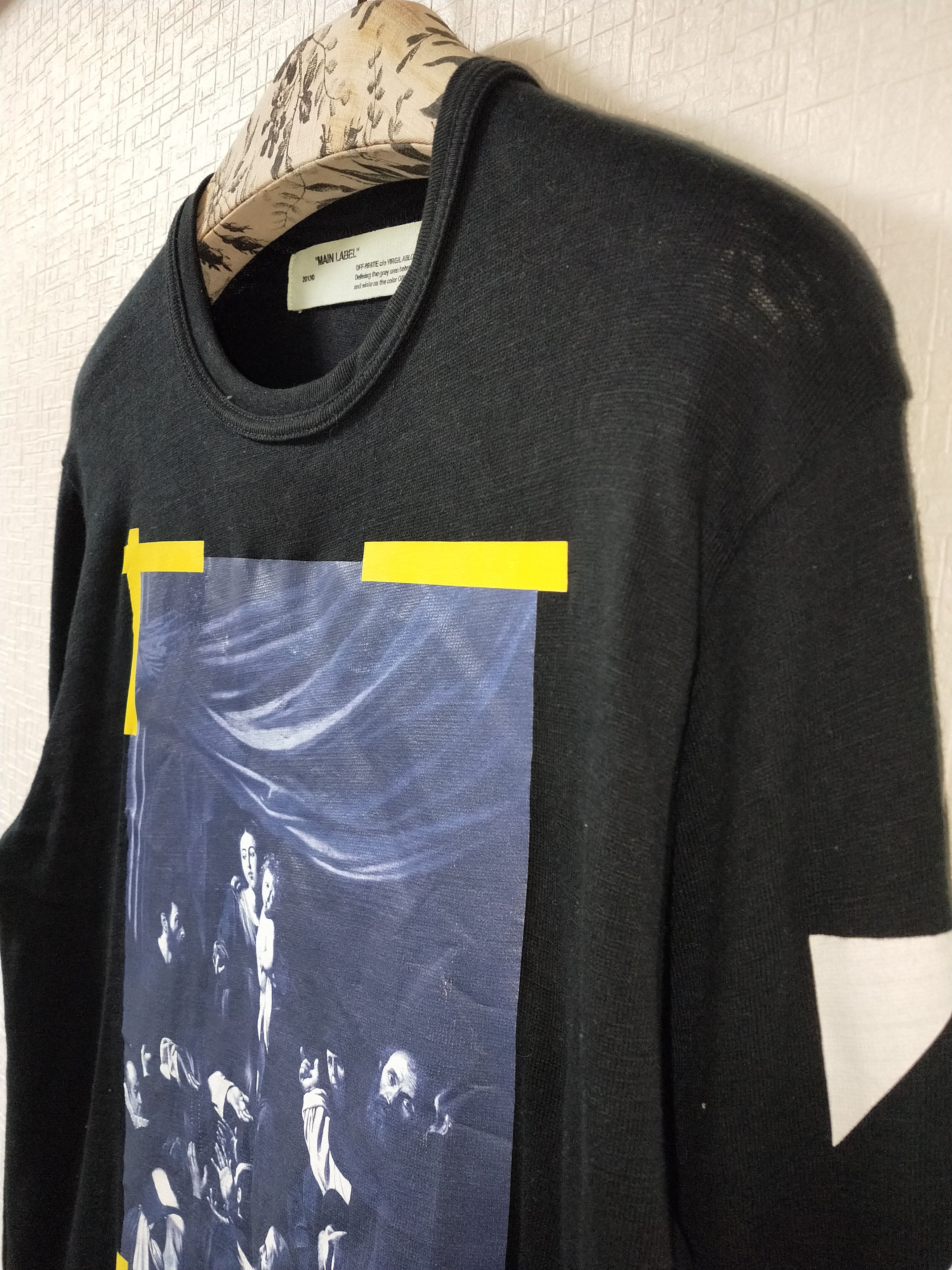 Off-White Diagonal Caravaggio L/S Tee Size US S / EU 44-46 / 1 - 3 Thumbnail