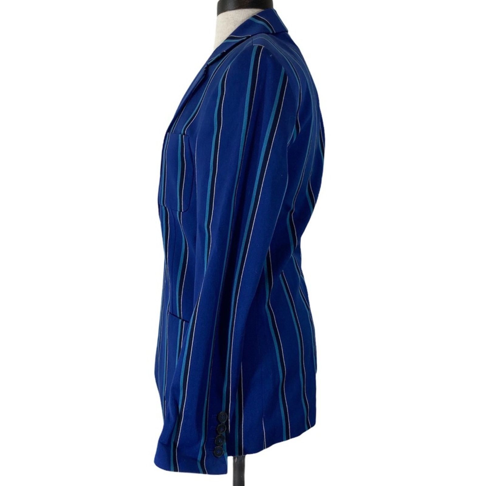 Jack Wills Jack Wills Ordway blue striped boating blazer unisex jacket Size M / US 6-8 / IT 42-44 - 4 Thumbnail