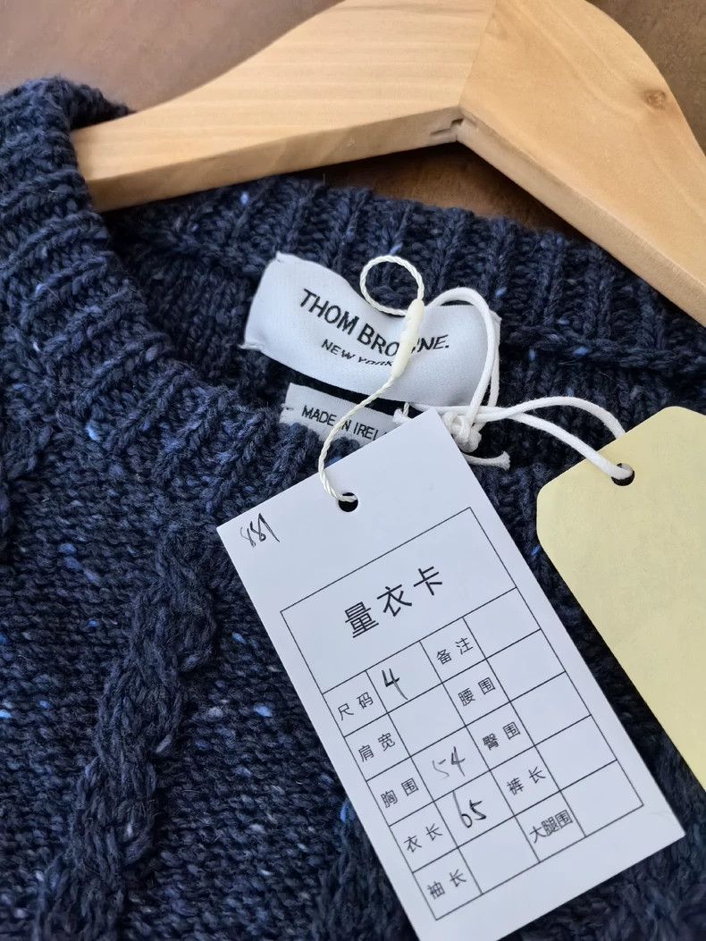 Thom Browne Thom Browne size4 Wool scalloped sweater Size US XL / EU 56 / 4 - 6 Thumbnail
