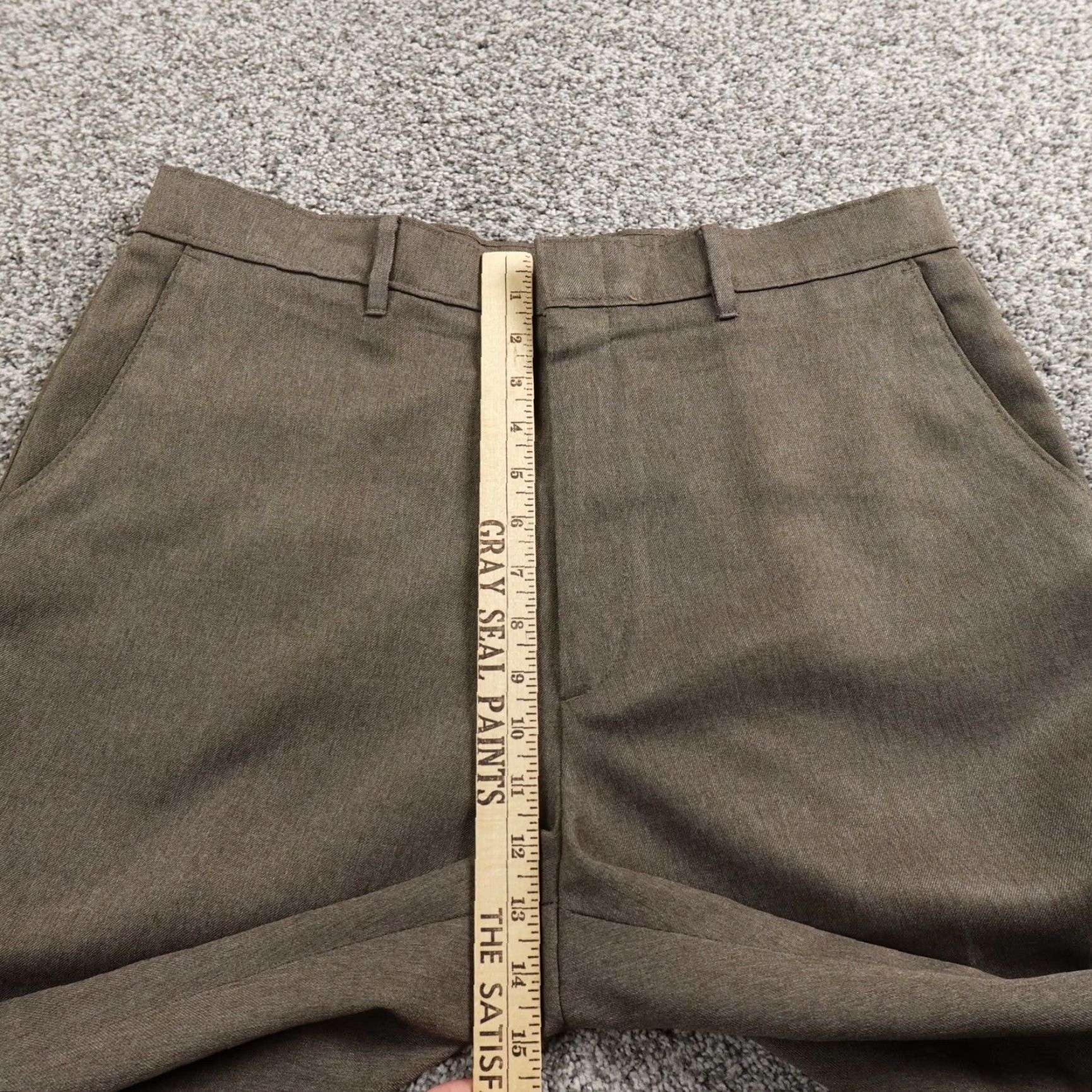 Levi's VTG Levi's Pants Mens 36X32 Brown Action Slacks Chino Dress Trousers Work 90s Y2K Dress Pants Regular Brown 36 Mens Size US 36 / EU 52 - 4 Thumbnail