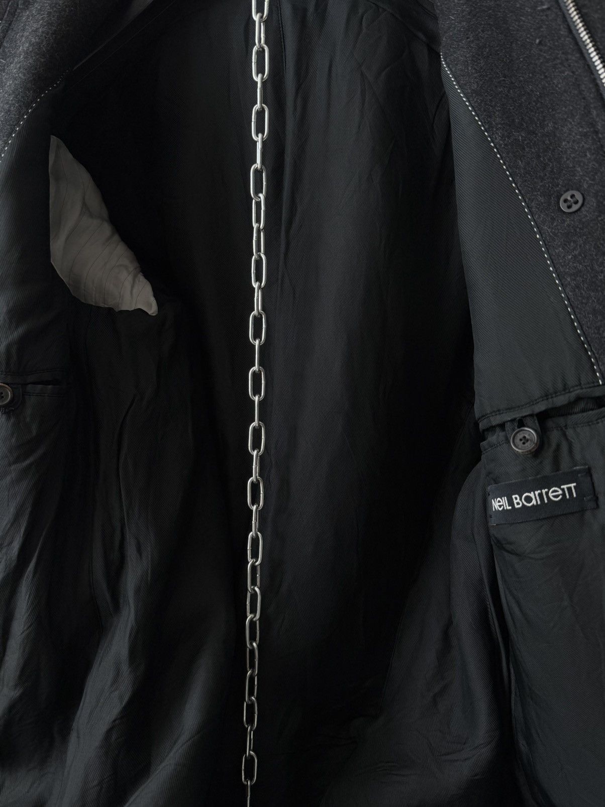Neil Barrett Neil Barrett Double Breasted Wool Peacoat Size US M / EU 48-50 / 2 - 8 Thumbnail