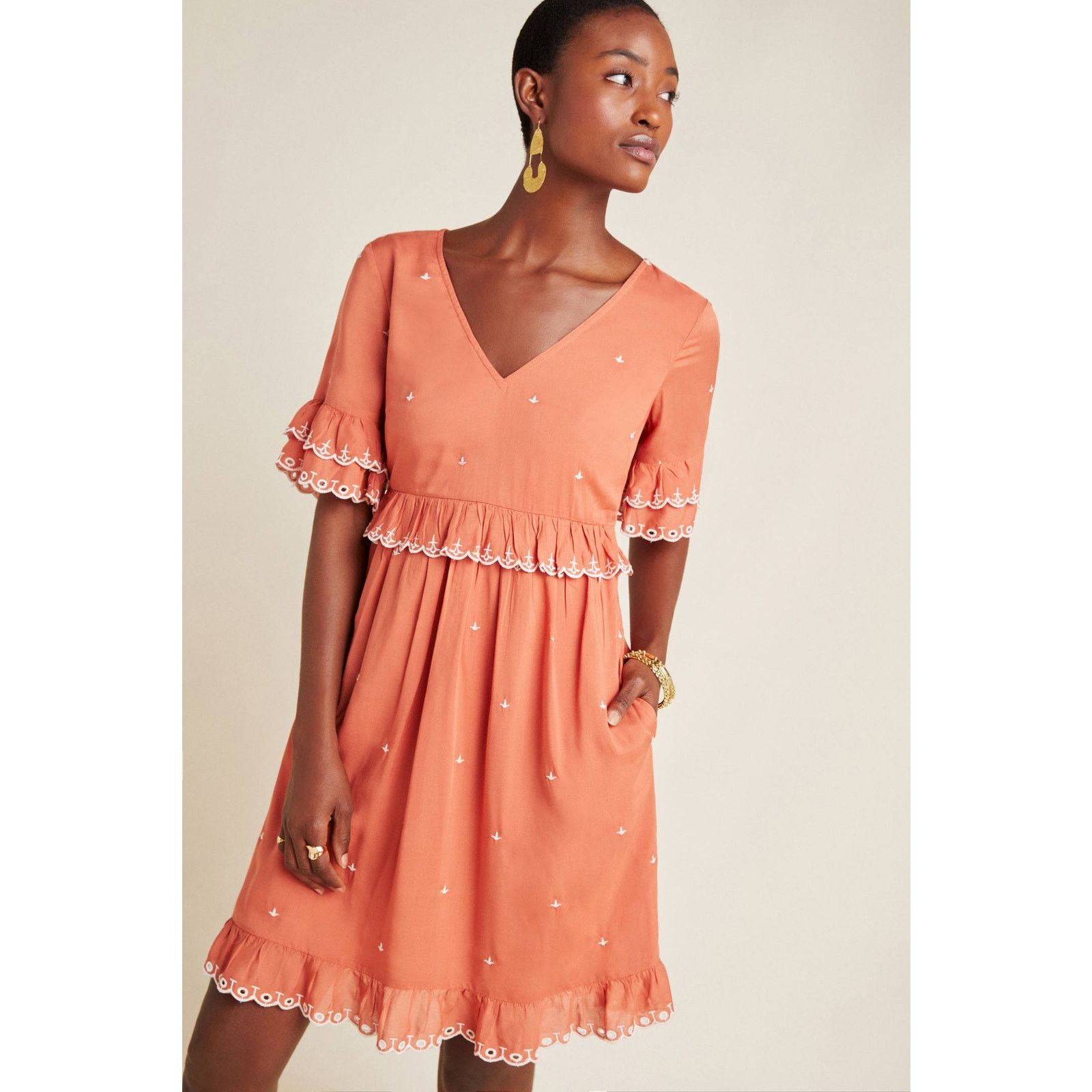 Anthropologie New Anthropologie Let Me Be Swing Tunic Dress $160 SMALL |  Grailed