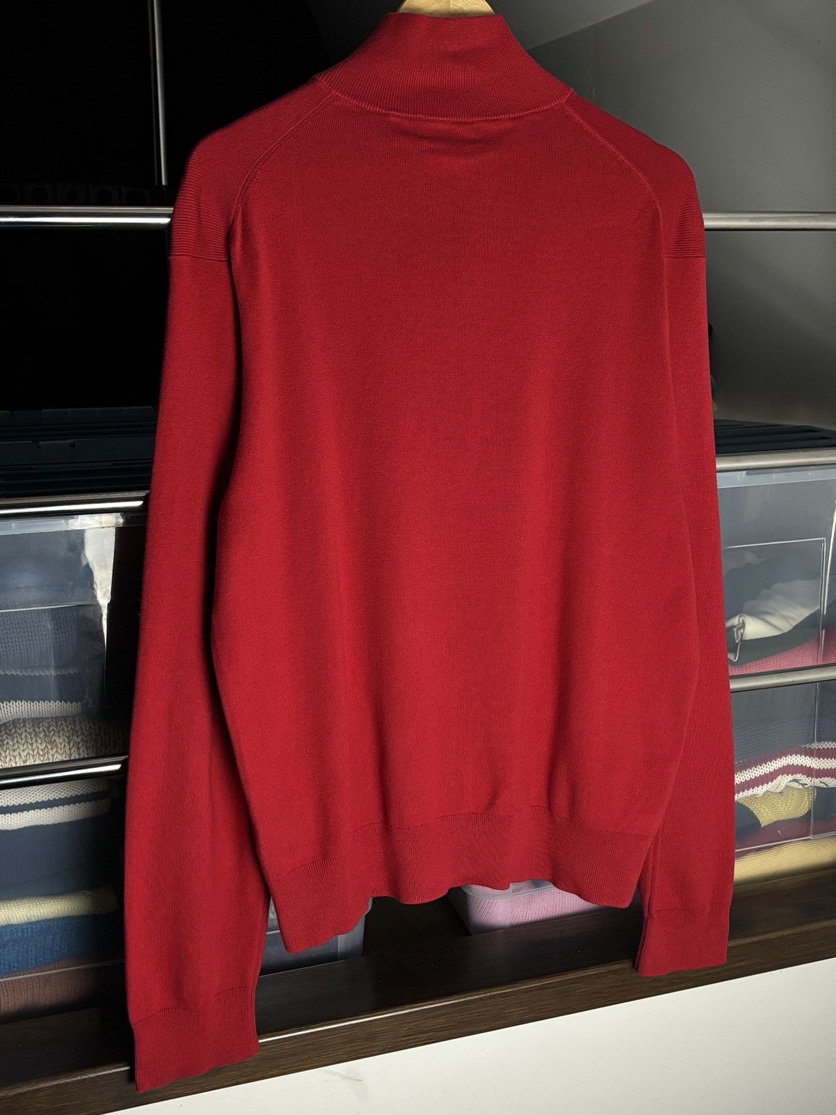 Polo Ralph Lauren Polo Ralph Lauren Pima Cotton Half Zip Sweater Size US L / EU 52-54 / 3 - 7 Thumbnail