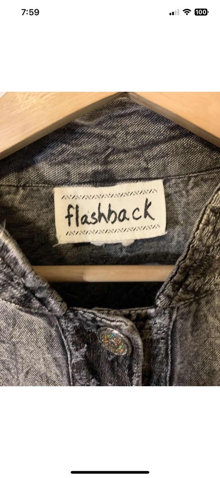 Other Vintage Flashback womens sz XL gray black jacket Size XL / US 12-14 / IT 48-50 - 2 Thumbnail