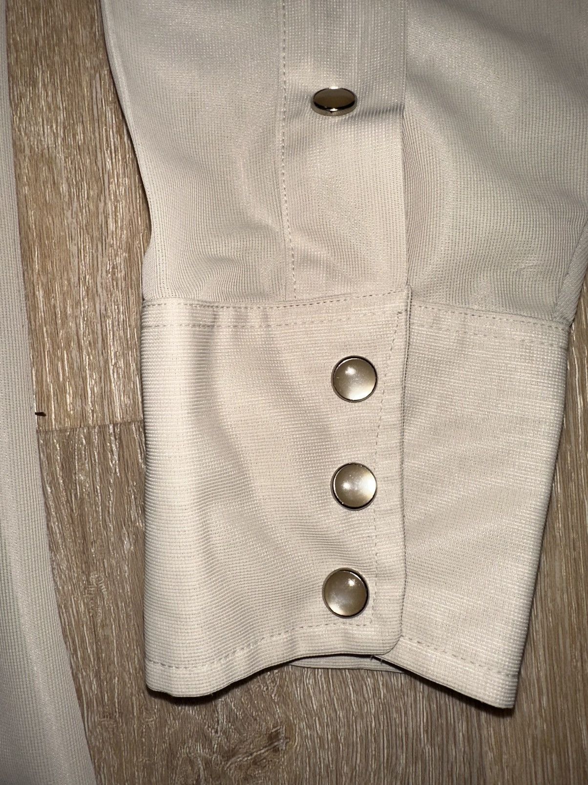 Vintage Vintage 60’s H Bar C Polyester Western Pearl Snap Button Up Size US L / EU 52-54 / 3 - 6 Thumbnail