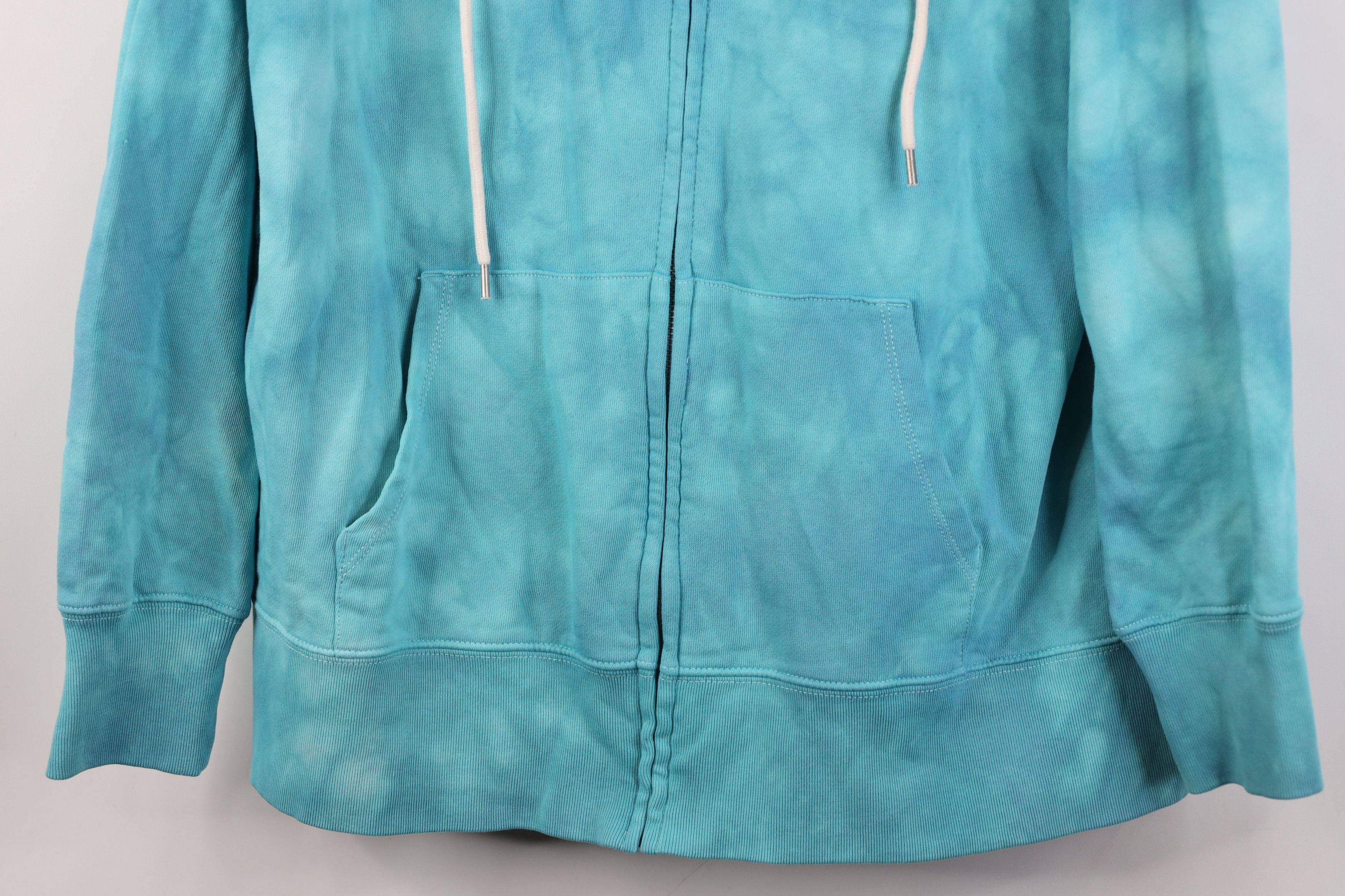 Gap Deadstock Y2K Gap Dye Acid Wash Full Zip Hoodie Sweatshirt Size US L / EU 52-54 / 3 - 3 Thumbnail