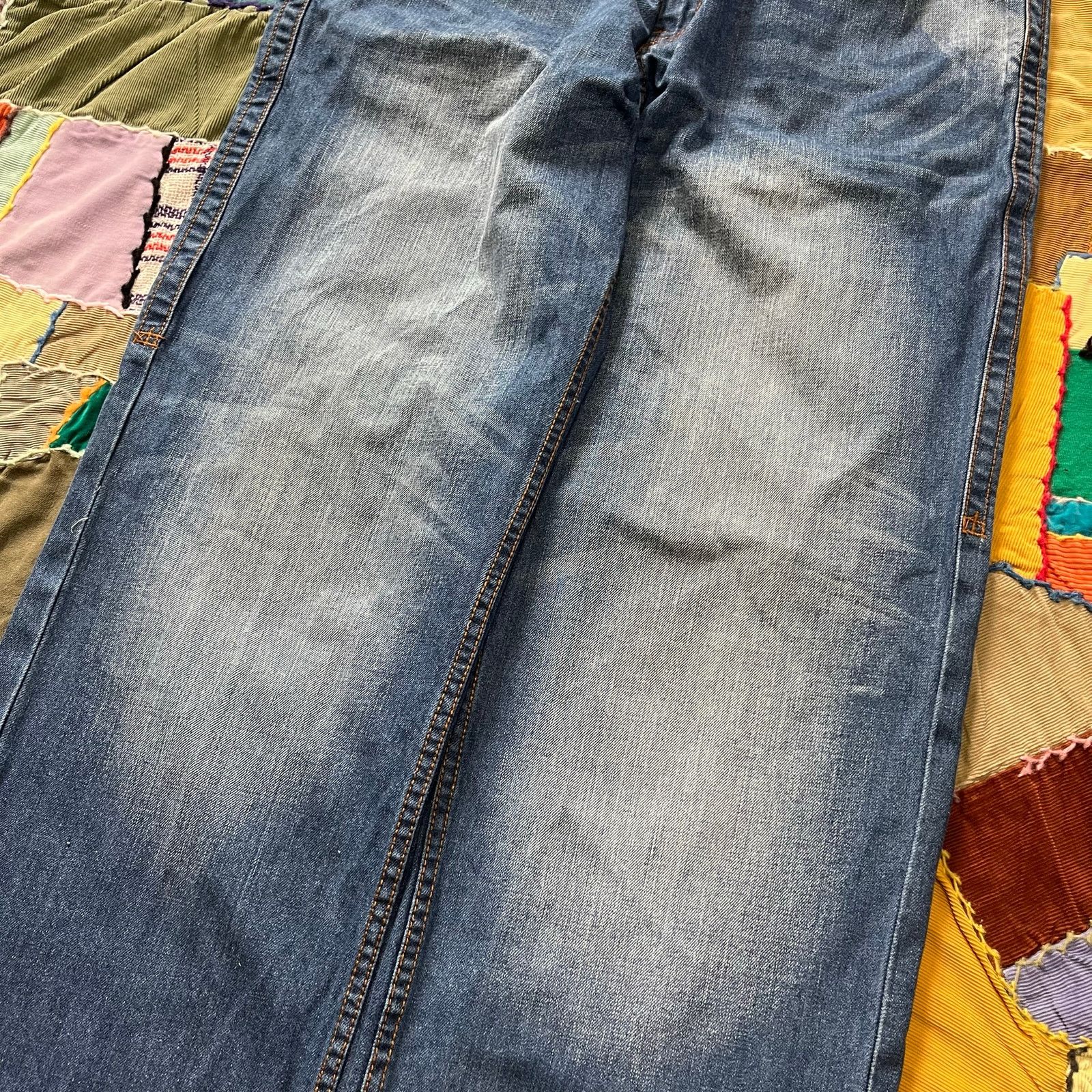 Rocawear Y2K Rocawear Baggy Faded Nicely Washed Embroidered Blue Jean Size US 38 / EU 54 - 3 Thumbnail