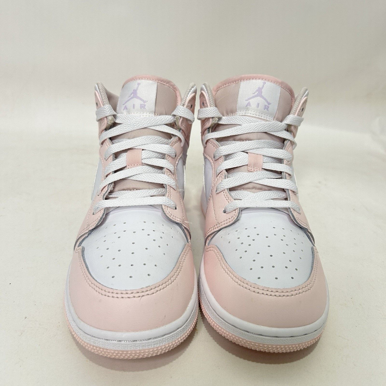 Nike Nike Air Jordan 1 Mid Retro GS “Pink Wash Violet Frost” Size US 8.5 / IT 38.5 - 2 Thumbnail