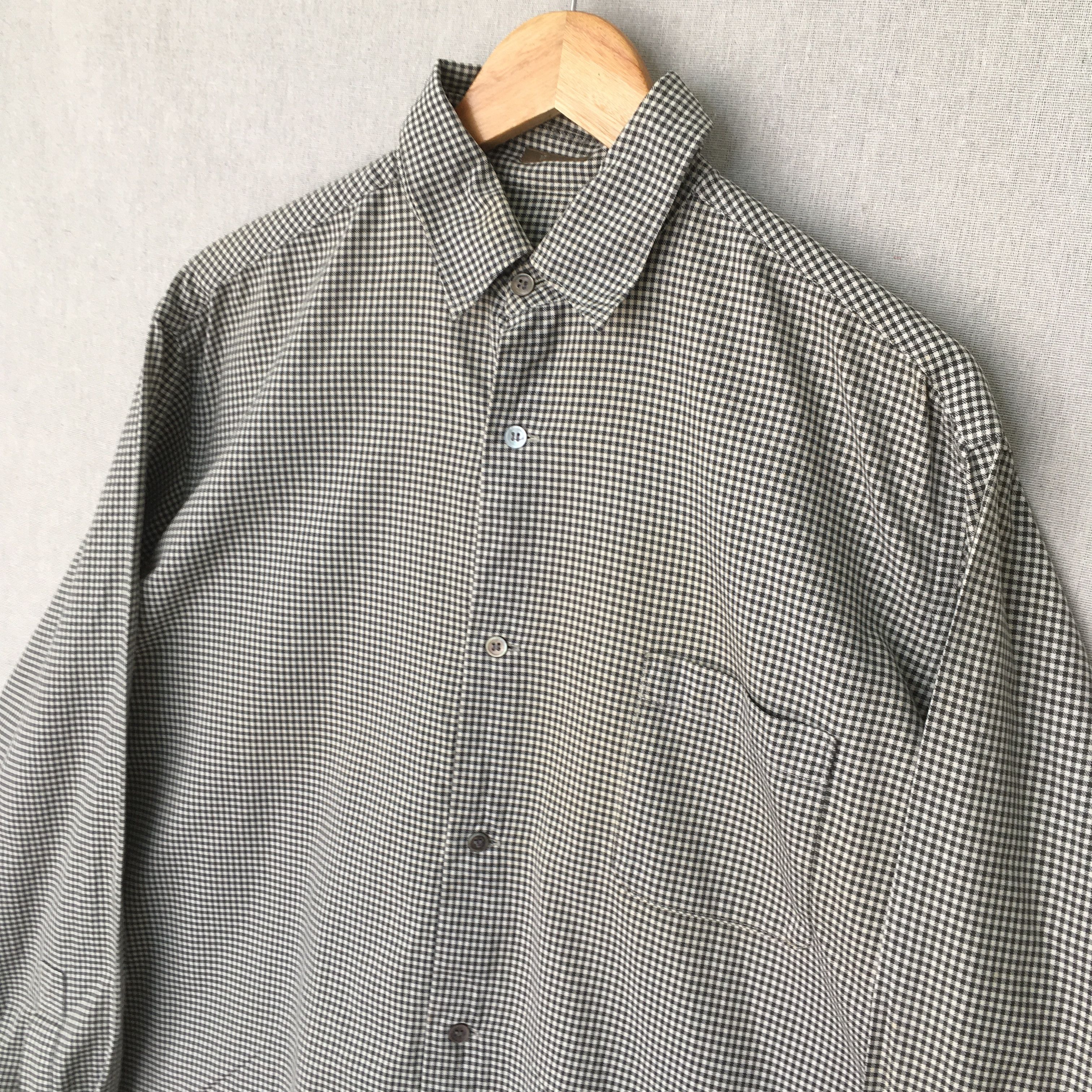 Y's for Men Vintage Ys For Men Yohji Plaid Checkered Gingham Shirt XL Size US XL / EU 56 / 4 - 3 Thumbnail