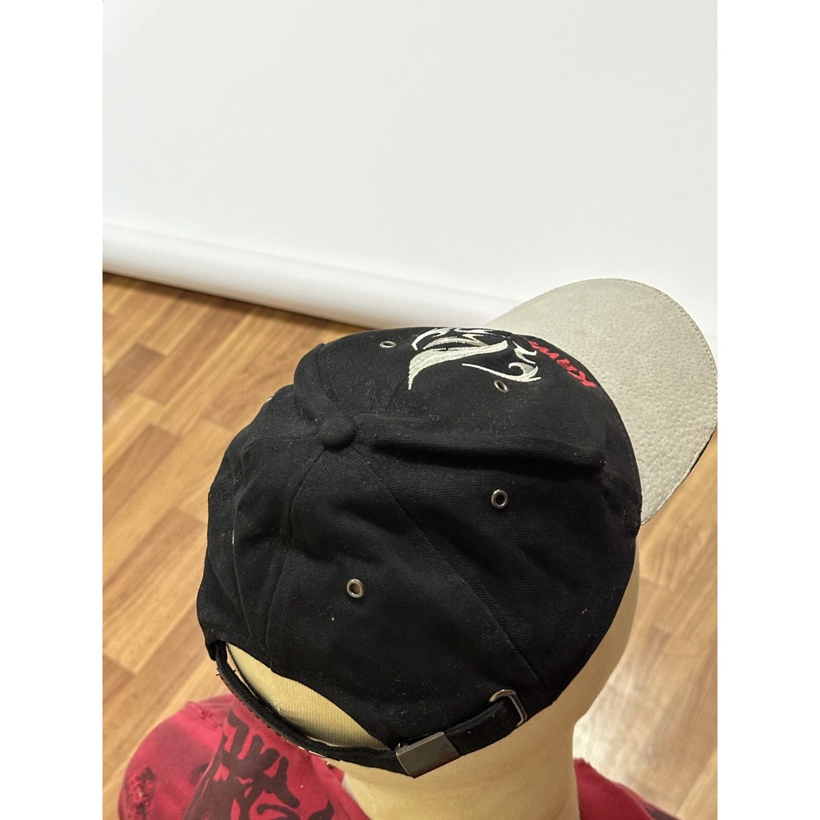 Vintage Vintage 90’s Kawasaki Motorcycle Racing Men’s Baseball Cap Size ONE SIZE - 8 Thumbnail