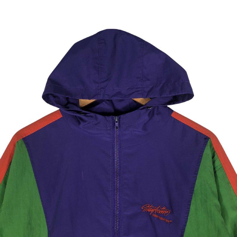 Japanese Brand Multi- Color Nylon Windbreaker Jacket Size US M / EU 48-50 / 2 - 2 Thumbnail