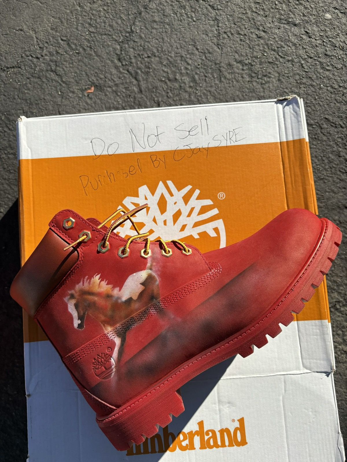 424 × Mowalola mowalola x 424 timberlands Size US 11.5 / EU 44-45 - 5 Thumbnail