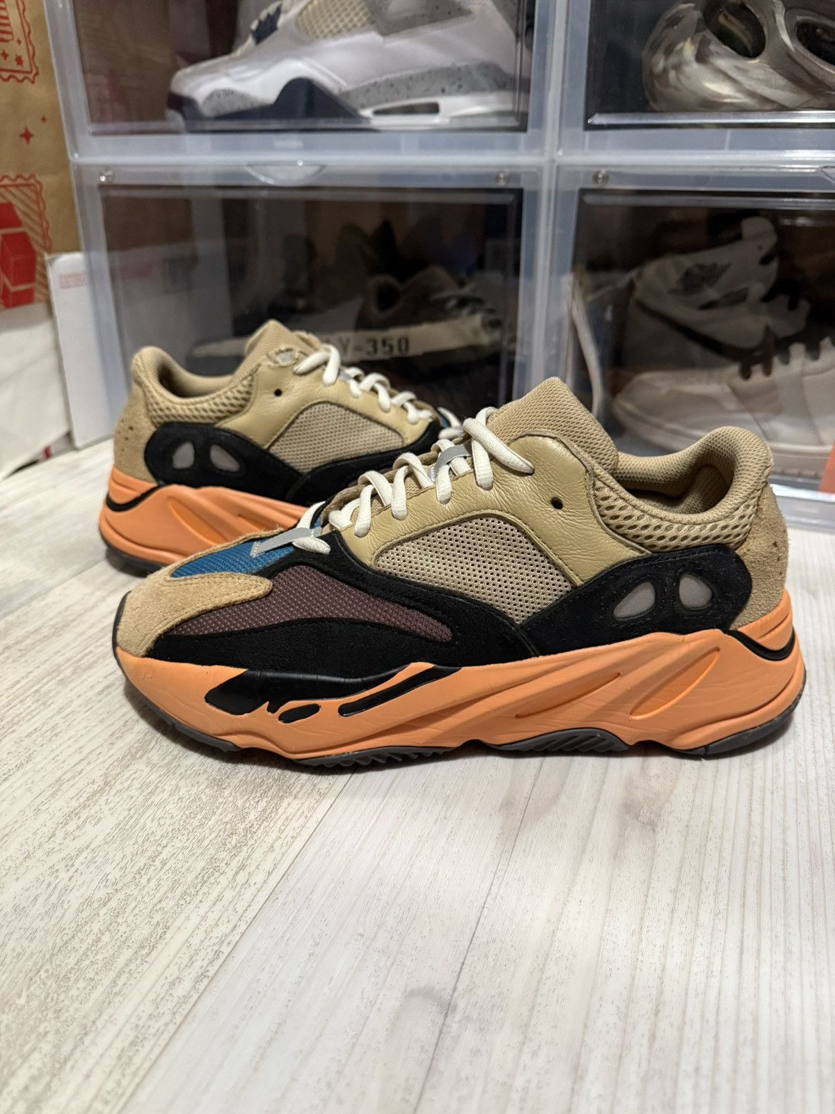 adidas gazelle silver green womens Yeezy Boost 700, Enflame Amber 12 main image 1