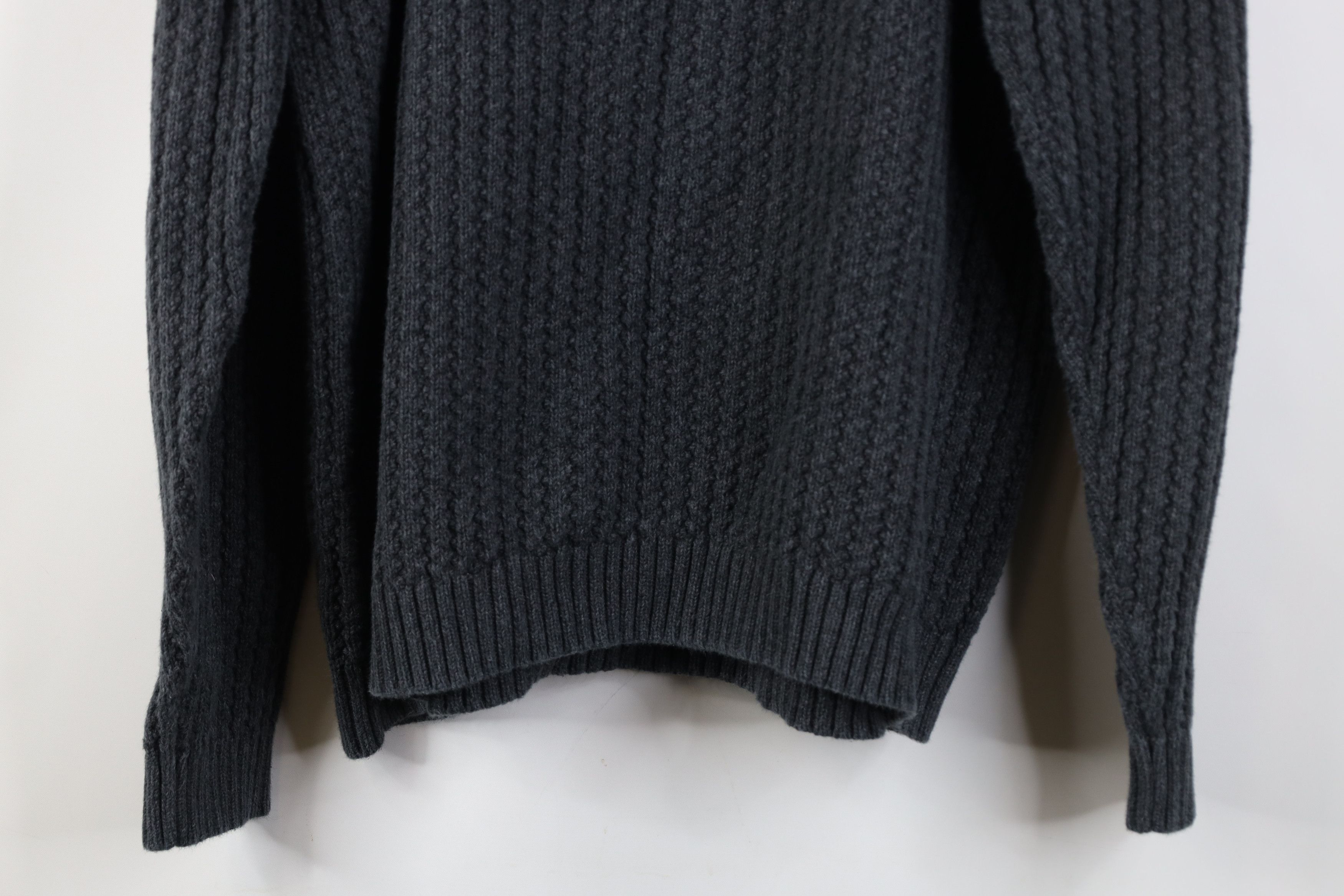 Eddie Bauer Vintage Eddie Bauer Heavy Cotton Ribbed Knit Henley Sweater Size US L / EU 52-54 / 3 - 11 Thumbnail