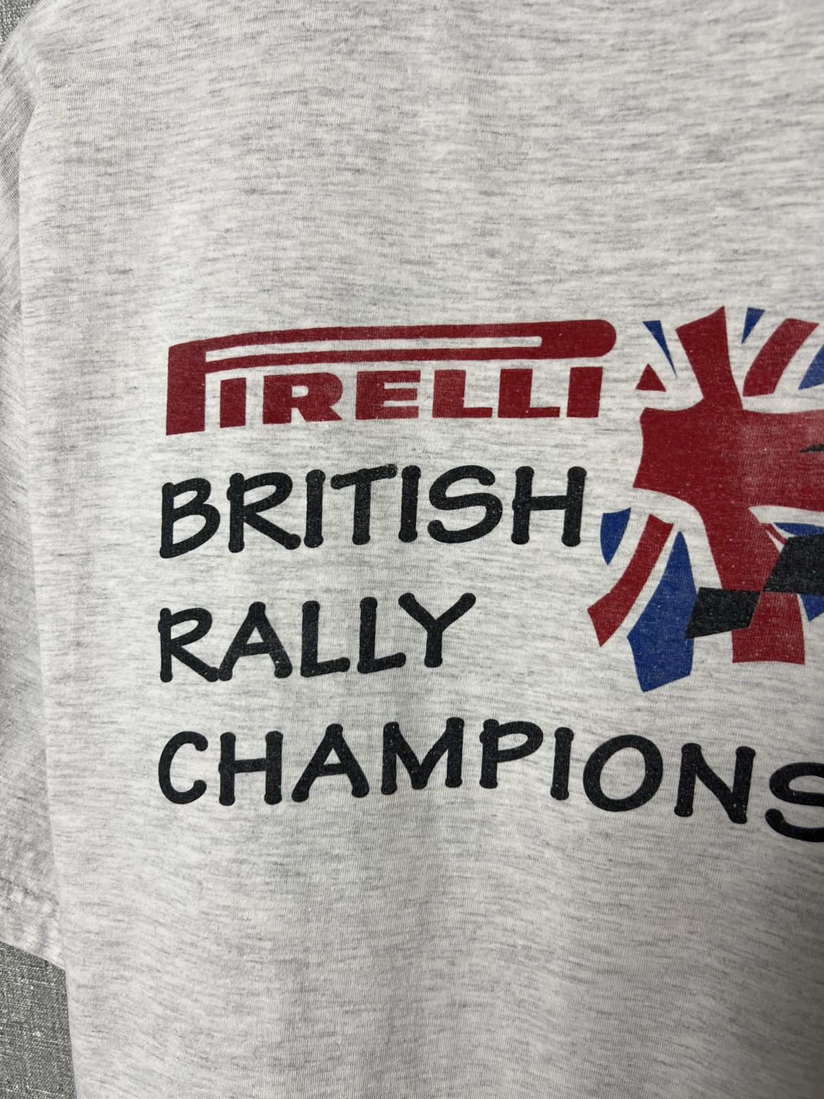 Pirelli Vintage 90s Pirelli British Rally Championship MSA Tee Size US L / EU 52-54 / 3 - 4 Thumbnail