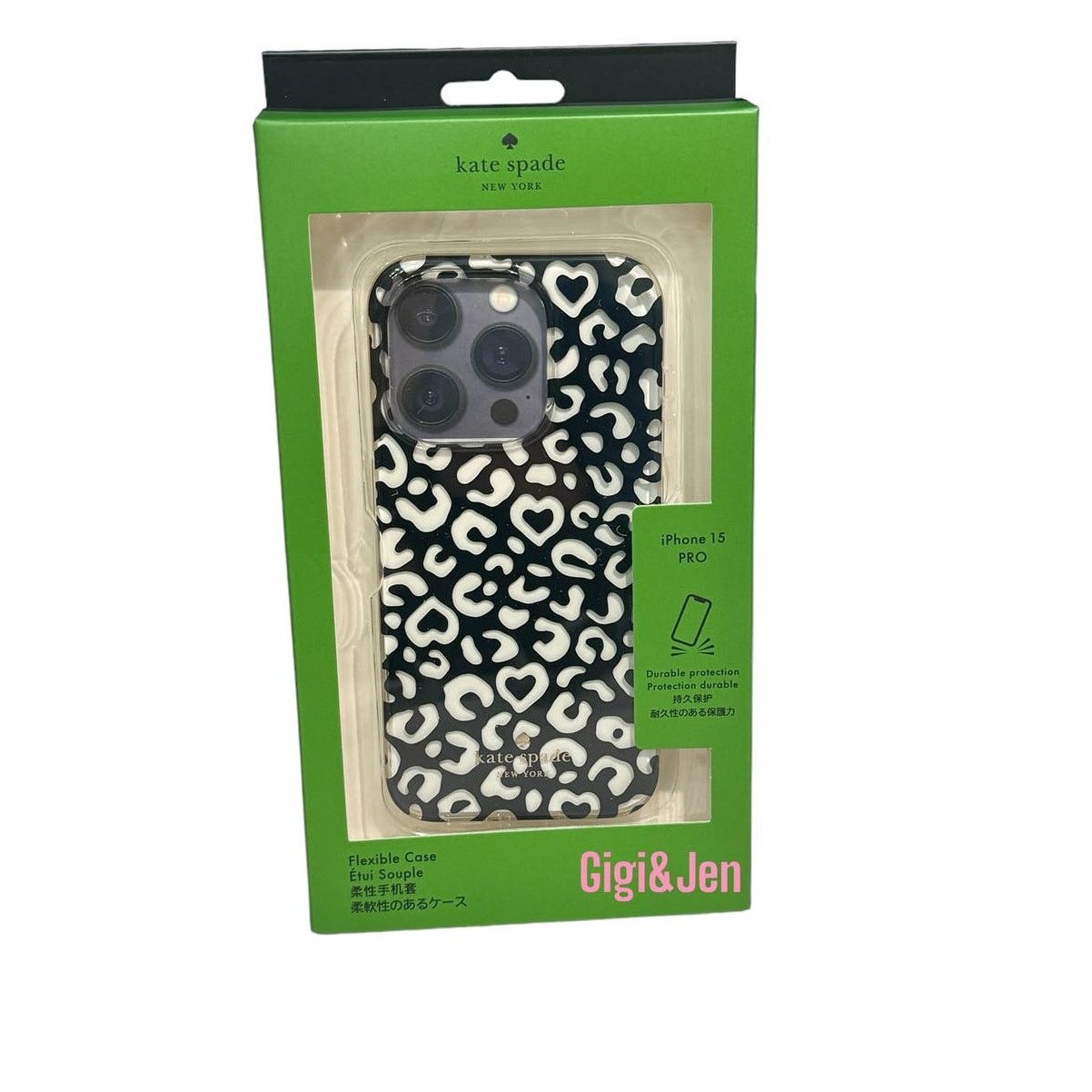 Kate Spade KATE SPADE iPhone 15 Pro Clear phone case w Graphic Leopard Size ONE SIZE - 1 Thumbnail
