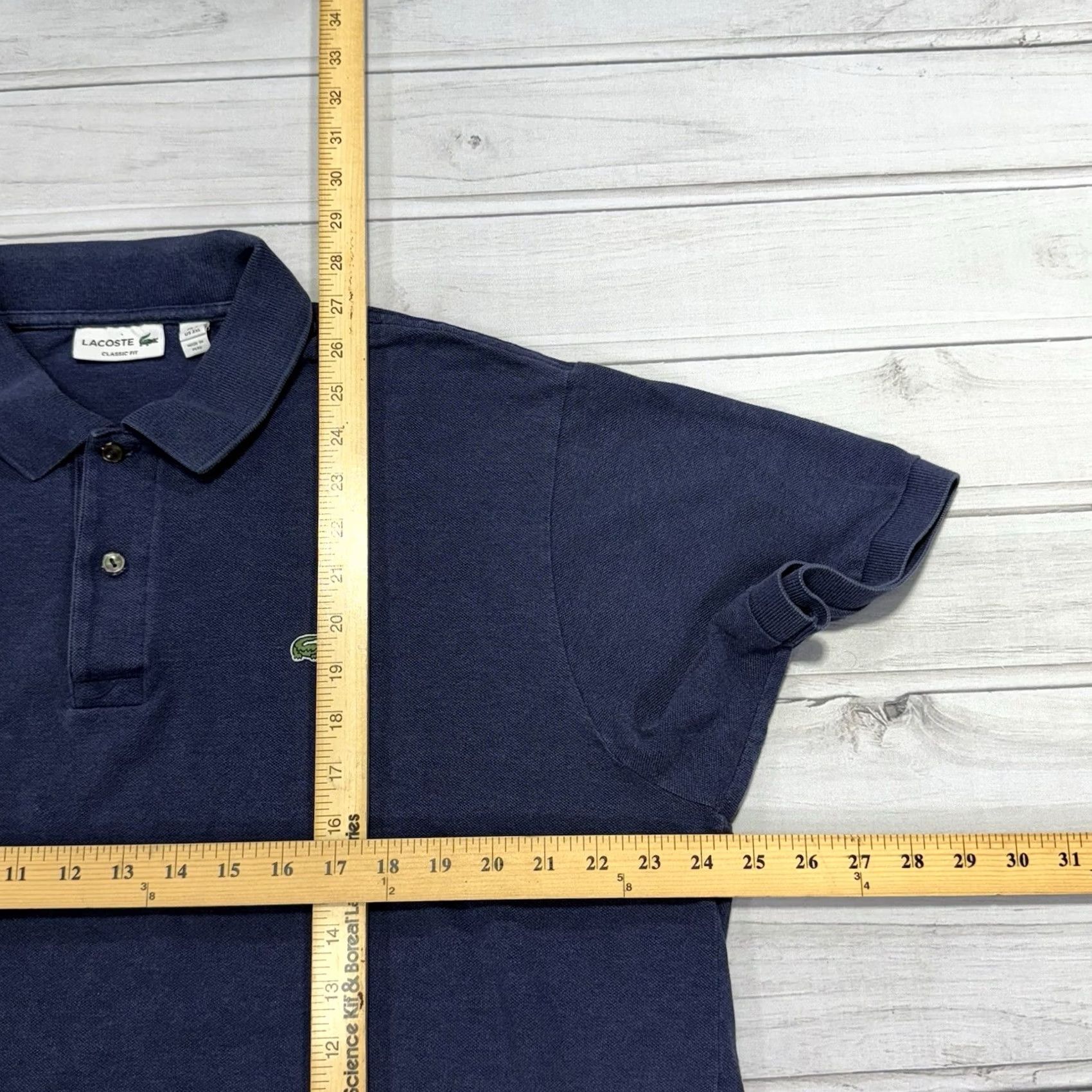 Lacoste Lacoste Polo Shirt Mens 3XL Blue Short Sleeve Cotton Tennis Golf Preppy Logo Embroidered Shirt Mens Size US XXL / EU 58 / 5 - 6 Thumbnail