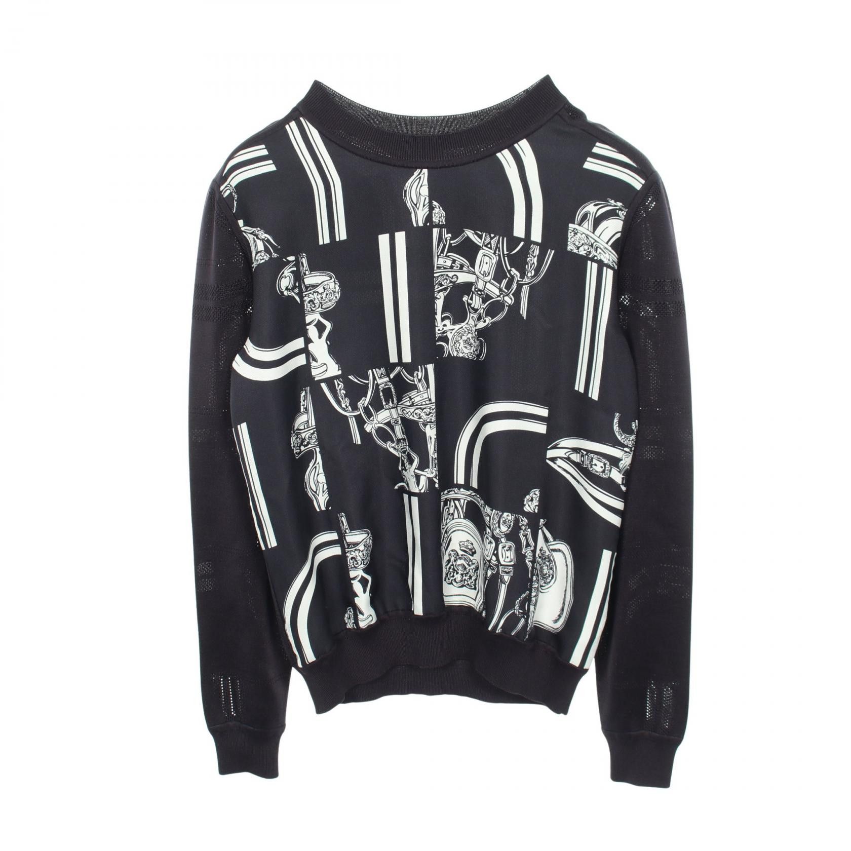 Hermes Hermes Hermes En Desordre Finesse Silk Knit Top Textile Tops DUTY FREE for USA Size ONE SIZE - 1 Thumbnail