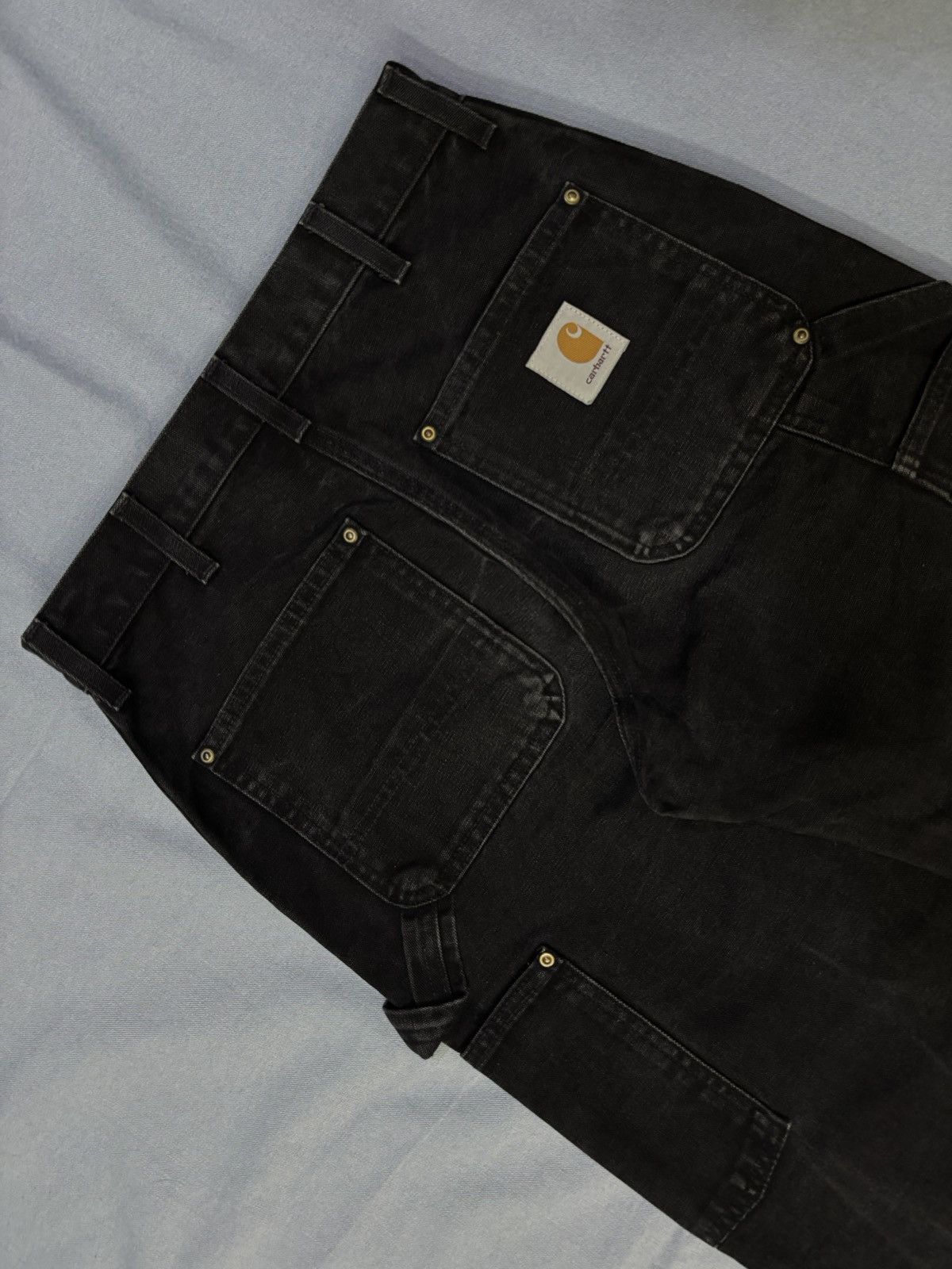 Carhartt 90s rare Carhartt WU1305 carpenter denim Size US 29 - 6 Thumbnail