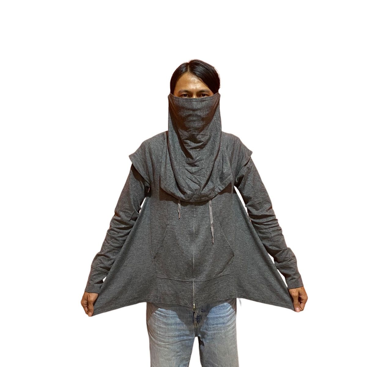 Marithe + Francois Girbaud Vintage Marithe Francois Girbaud Bat Zip Hoodie Size US M / EU 48-50 / 2 - 3 Thumbnail