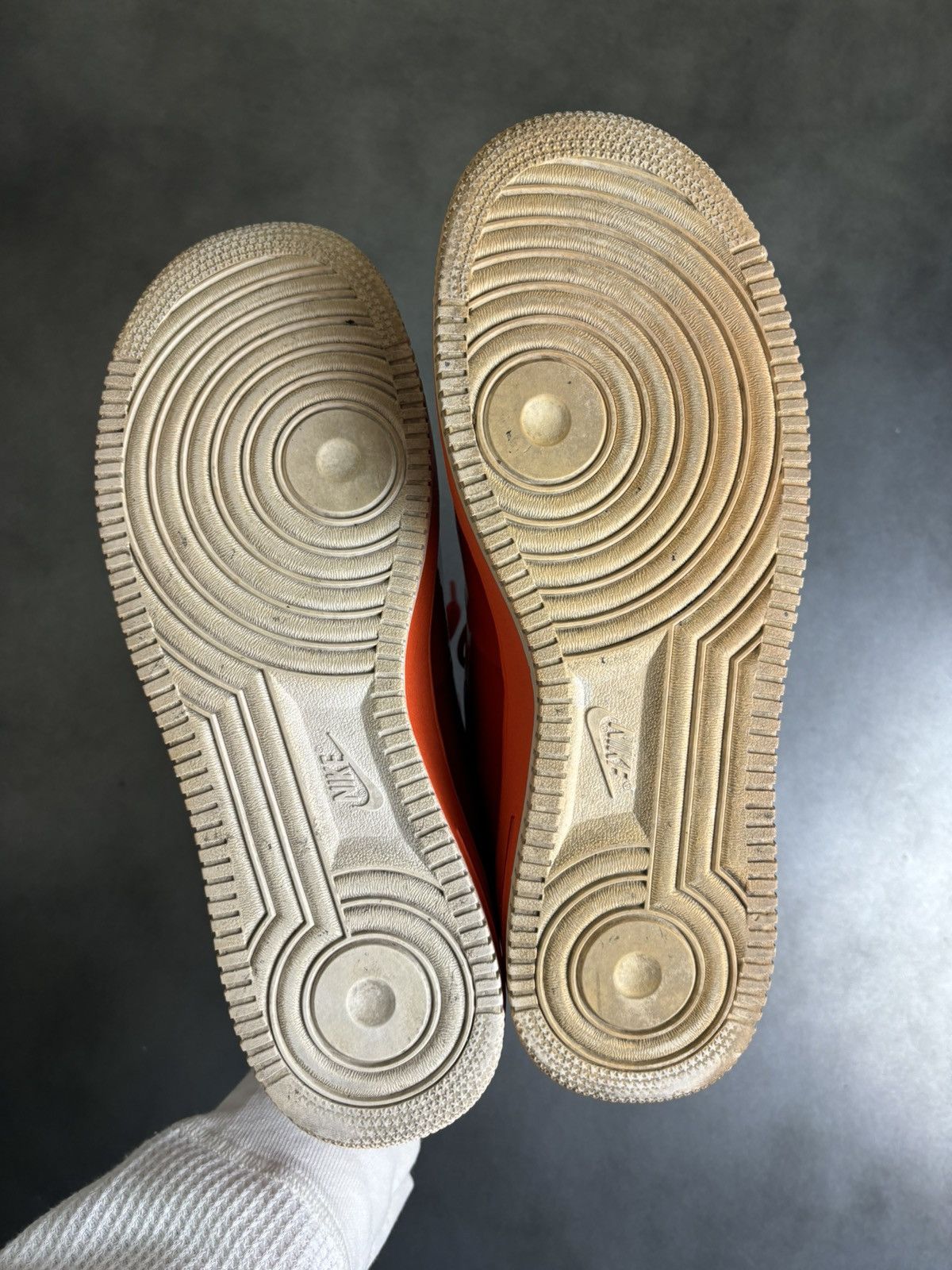 Nike × Supreme × Vintage 2006 Nike Air Force 1 Supreme Seamless Patent Leather VNTG Size US 10 / EU 43 - 11 Thumbnail