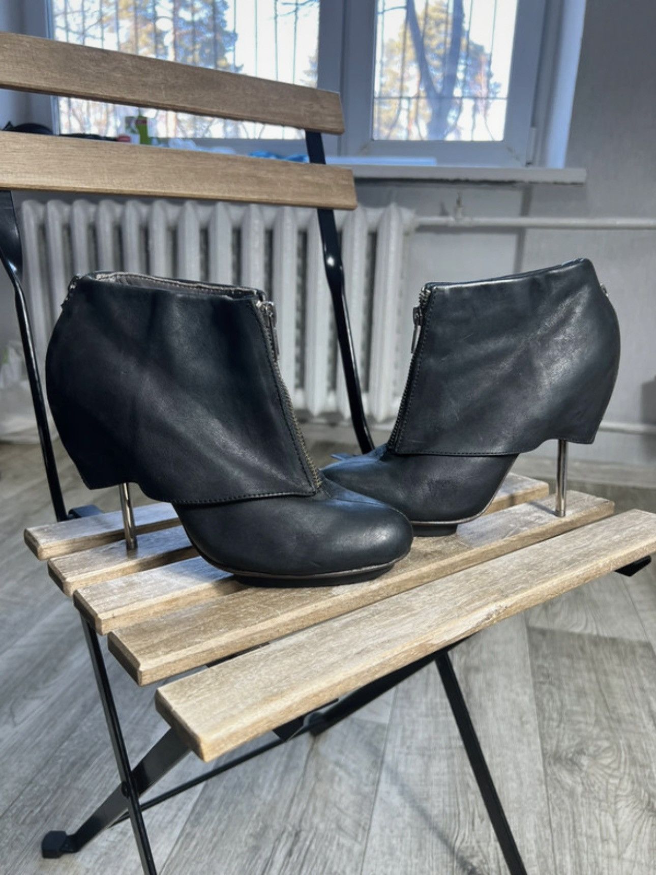 UNITED NUDE Rare UNITED NUDE Heels Avant Garde Like Ann Demeulemeester Size US 7 / IT 37 - 1 Thumbnail