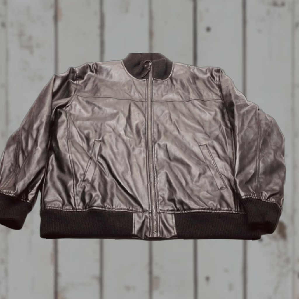 Vintage VINTAGE NWT Canyon River Blues Bomber Jacket Mens XL Black PVC Quilted Pockets Size US XL / EU 56 / 4 - 1 Thumbnail