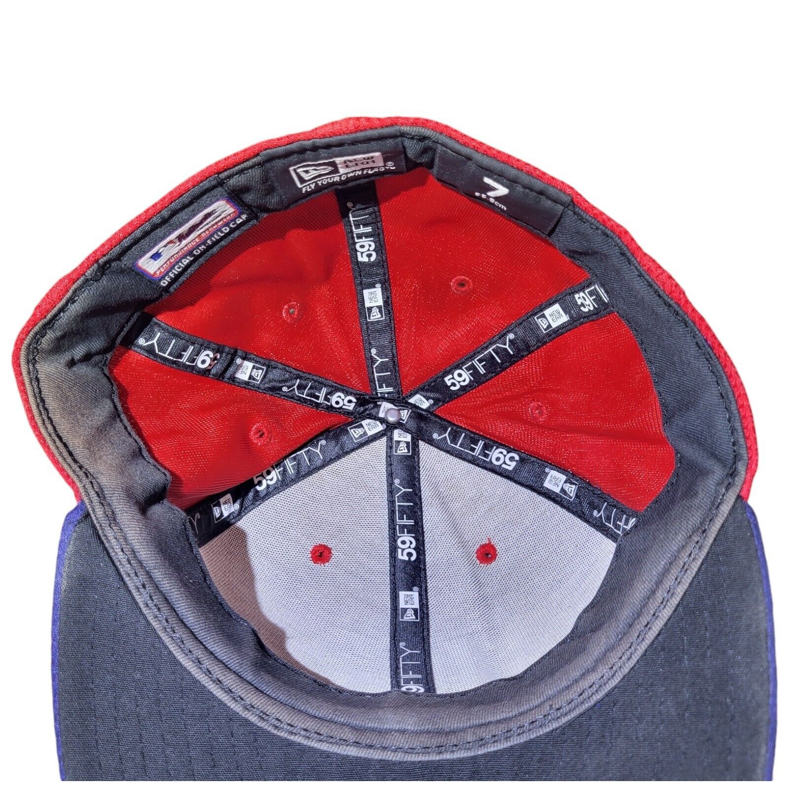 New Era Cleveland Indians Hat New Era Mesh Red Baseball Cap Clean Size ONE SIZE - 4 Thumbnail