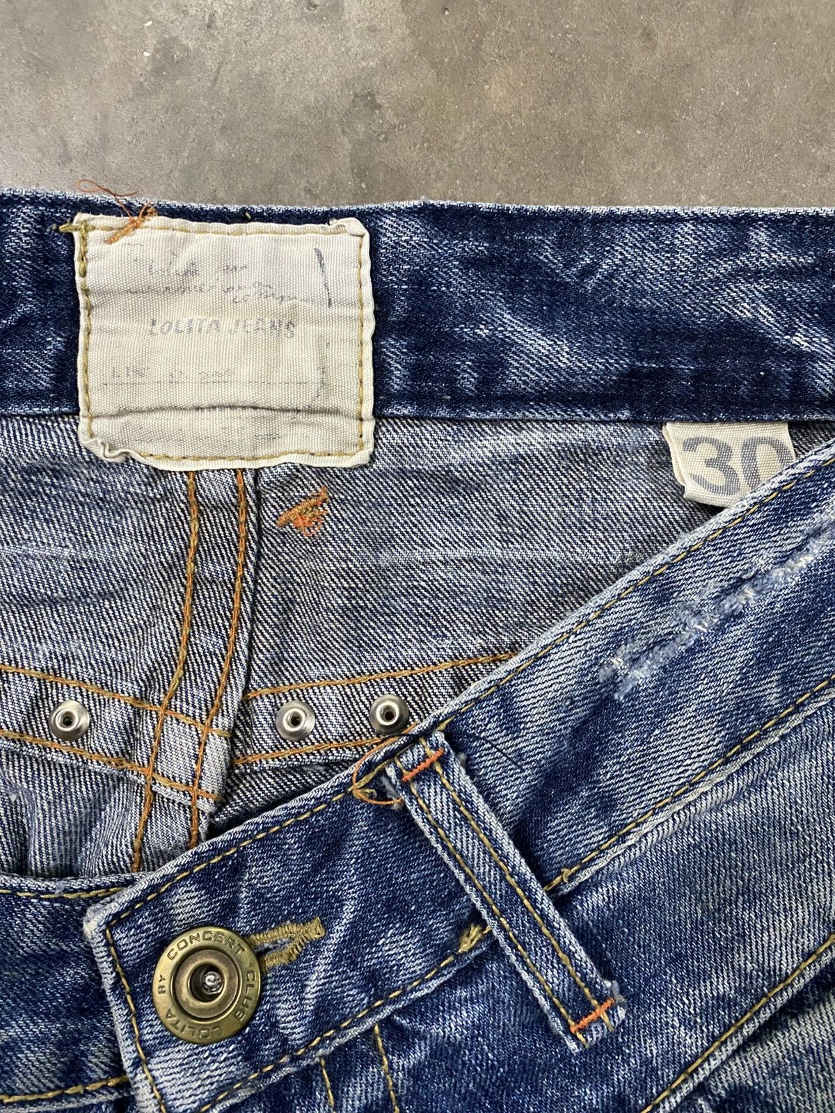 Jean × Vintage Exotic Vintage Denim Lolita Jeans Distressed @224 Size US 30 / EU 46 - 7 Thumbnail