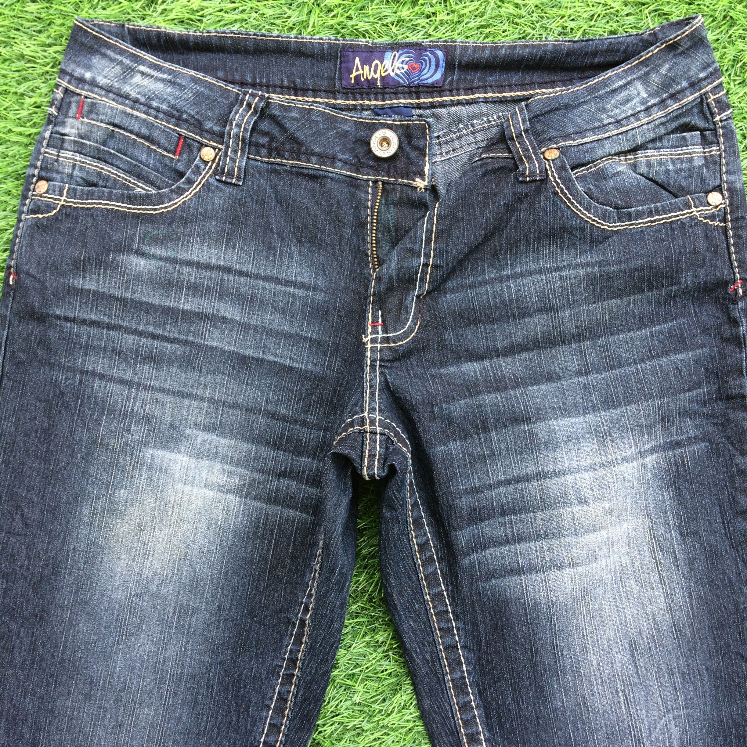 Designer Angels Bootcut Low Rise Jeans D-894 Size 30" / US 8 / IT 44 - 4 Thumbnail