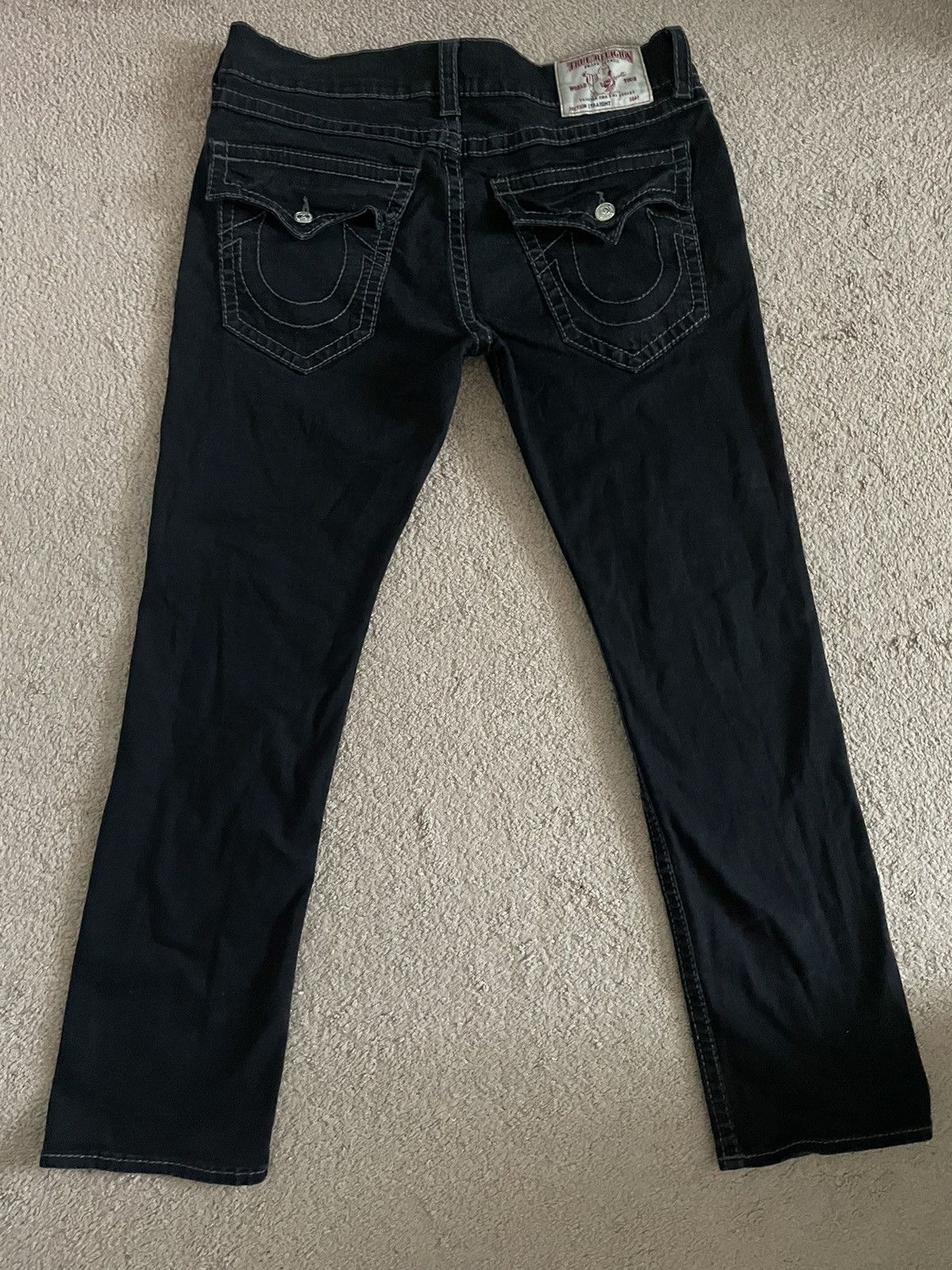 True Religion True Religion Ricky Big T Straight Leg Jeans Size US 38 / EU 54 - 1 Thumbnail