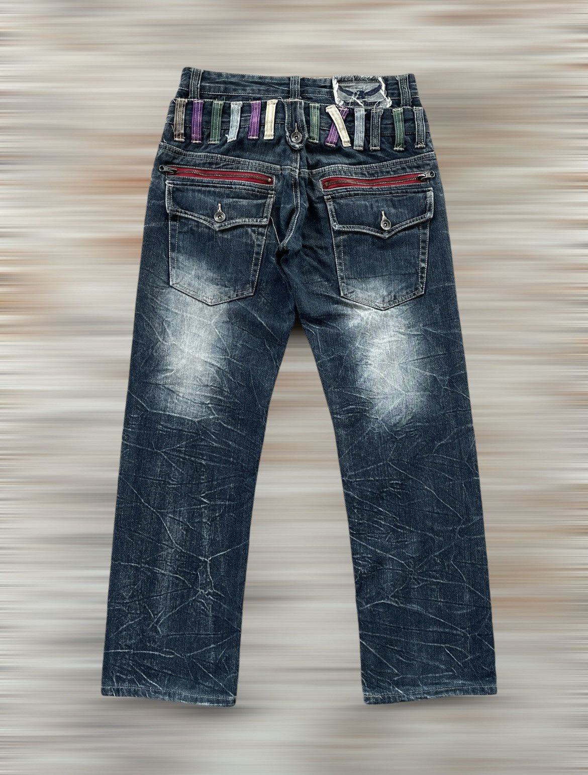 Fashion Victim × If Six Was Nine × Vintage ANTFUI DOUBLE WAIST JEANS Size US 28 / EU 44 - 3 Thumbnail