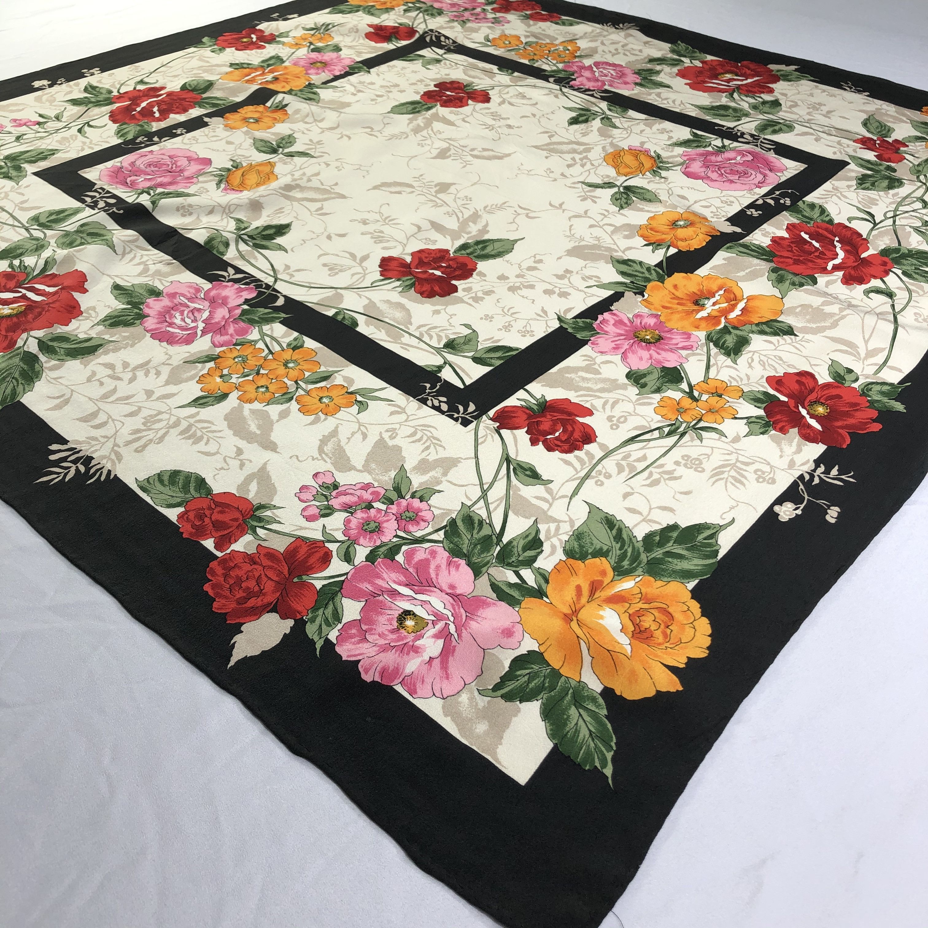 Vintage Vintage Silk Scarf Size ONE SIZE - 3 Thumbnail